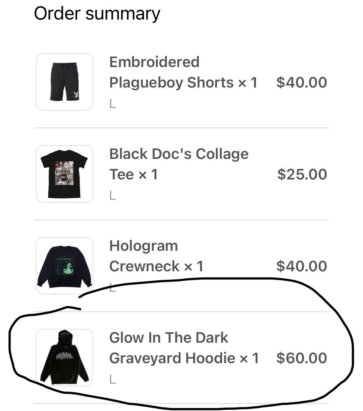 Other Plague Blvd “Graveyard” Hoodie Size US L / EU 52-54 / 3 - 4 Thumbnail