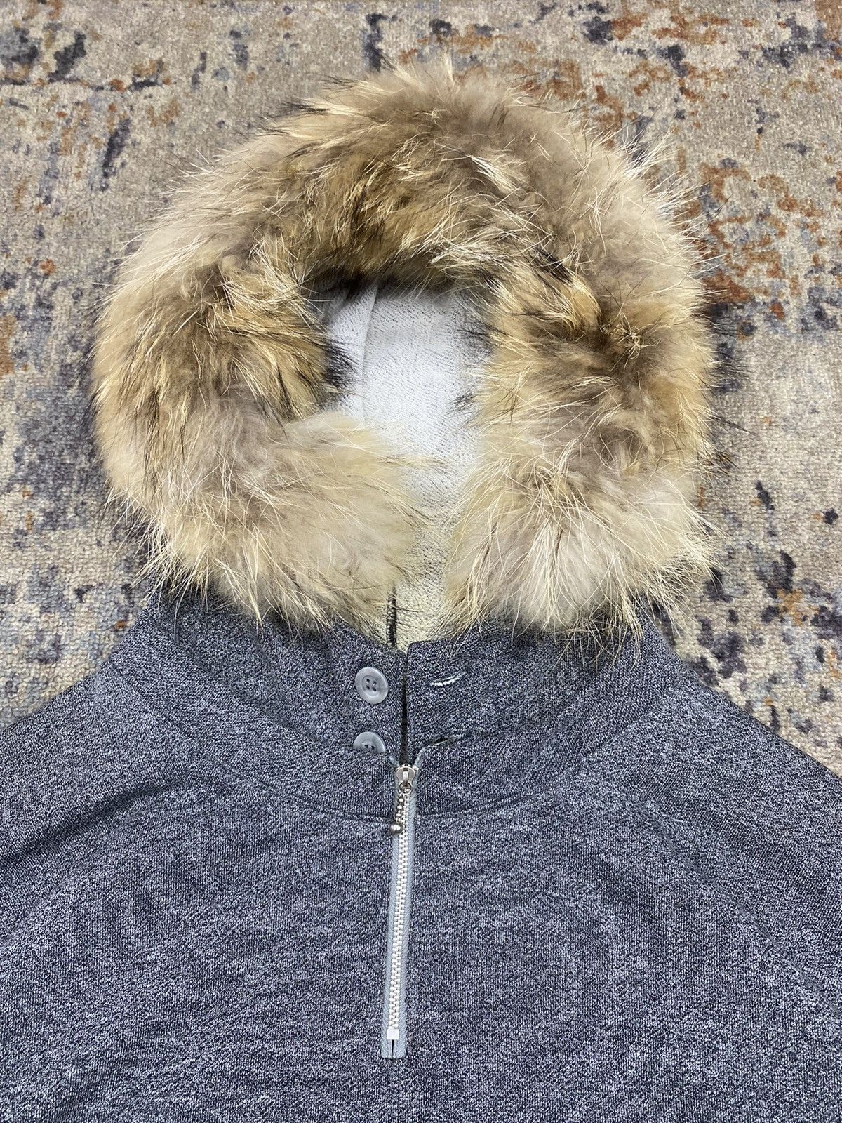 If Six Was Nine × Japanese Brand × Tete Homme Faux fur hoodie TETE homme japanese brand Size US L / EU 52-54 / 3 - 5 Thumbnail