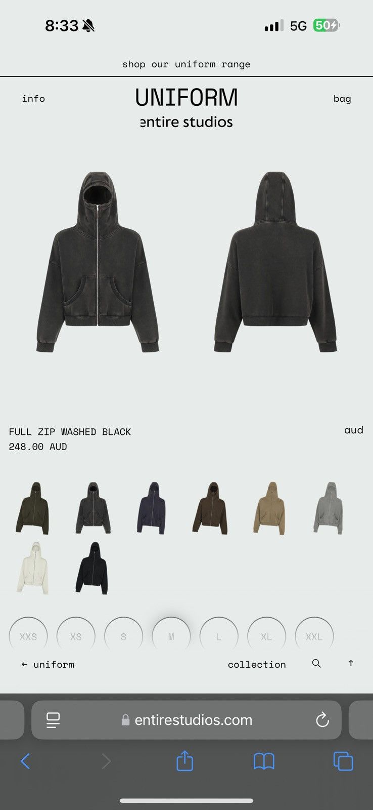 Entire Studios Entire Studios Full Zip Hoodie size M | Grailed