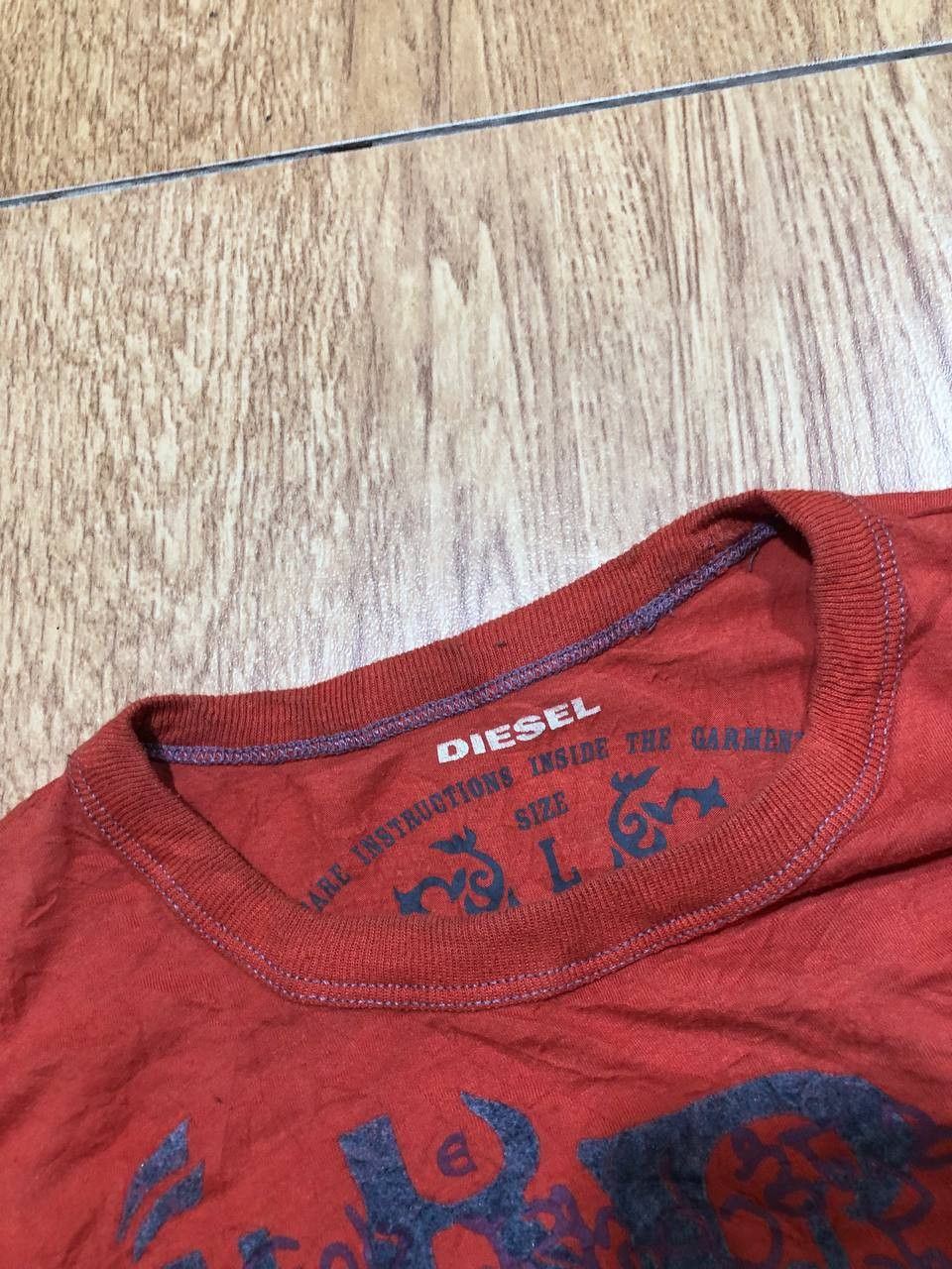 Diesel Vintage Diesel T Shirt Logo Mens Long Sleeve Tee Size US L / EU 52-54 / 3 - 15 Thumbnail