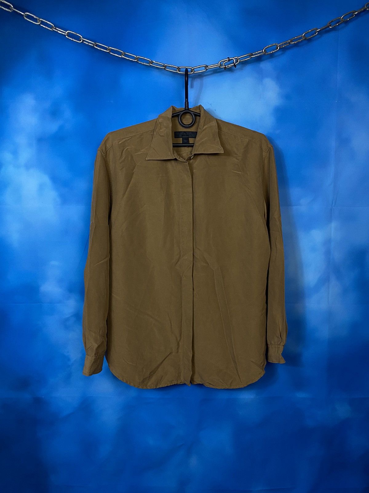 Burberry Prorsum × Vintage 💥 BURBERRY PRORSUM CATWALK BLOUSE 100% SILK Size M / US 6-8 / IT 42-44 - 1 Thumbnail