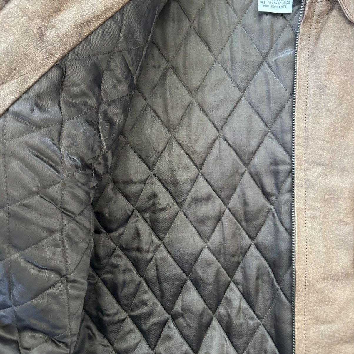 London Fog London Fog Leather Bomber Aviator Jacket Size US L / EU 52-54 / 3 - 5 Thumbnail