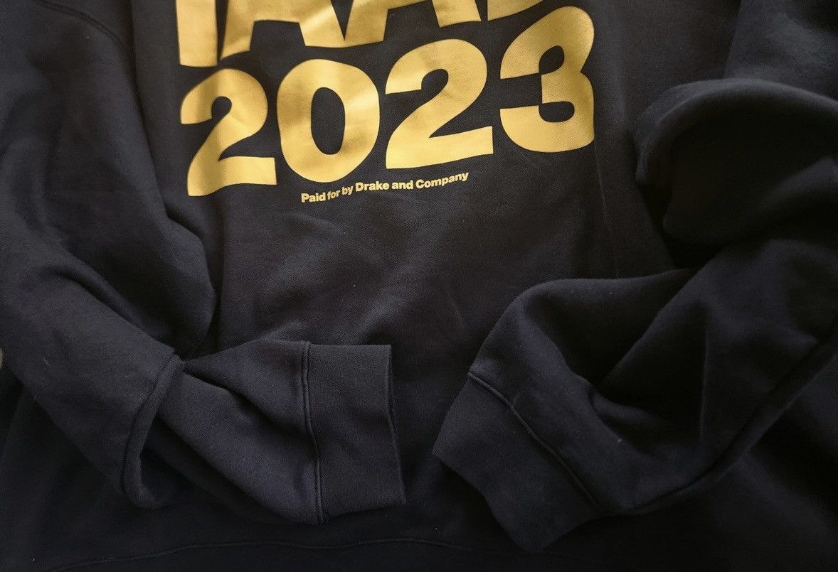 Drake IAAB Tour Official 2023 Black Hoodie in XXL/2XL