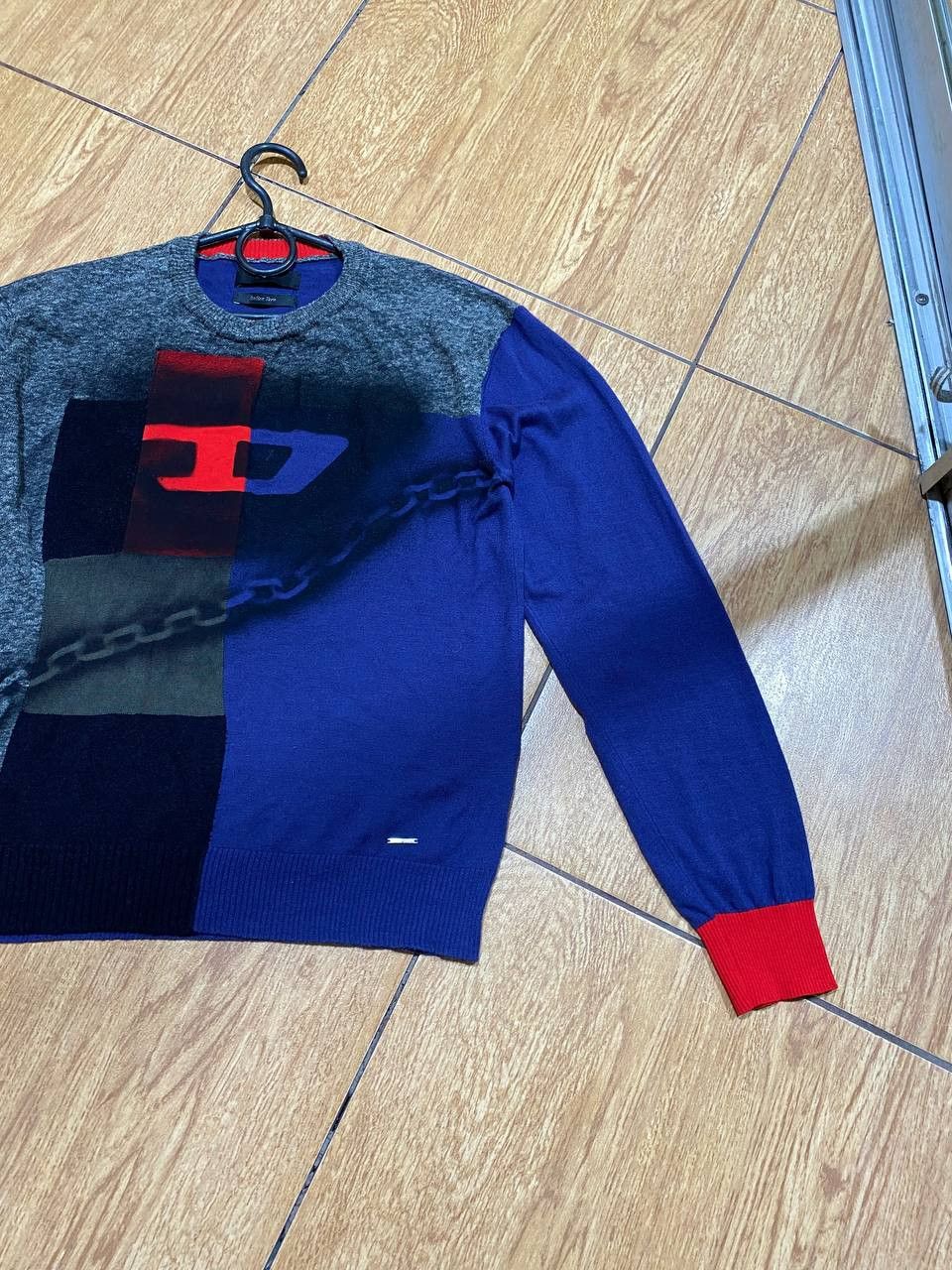 Diesel Streetwear Sweatshirt big print DIESEL Y2K Vintage Size US M / EU 48-50 / 2 - 10 Thumbnail