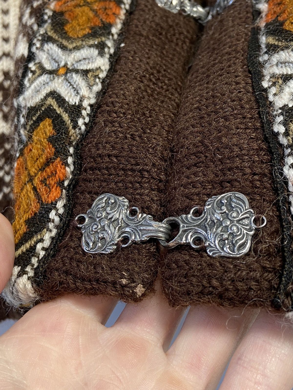 Vintage DALE OF NORWAY Collection Floral Wool Knit Button Cardigan Size M / US 6-8 / IT 42-44 - 13 Thumbnail