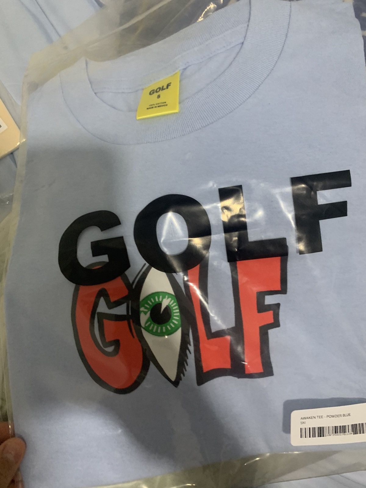 Golf Wang AWAKEN TEE POWDER BLUE Size US S / EU 44-46 / 1 - 2 Thumbnail