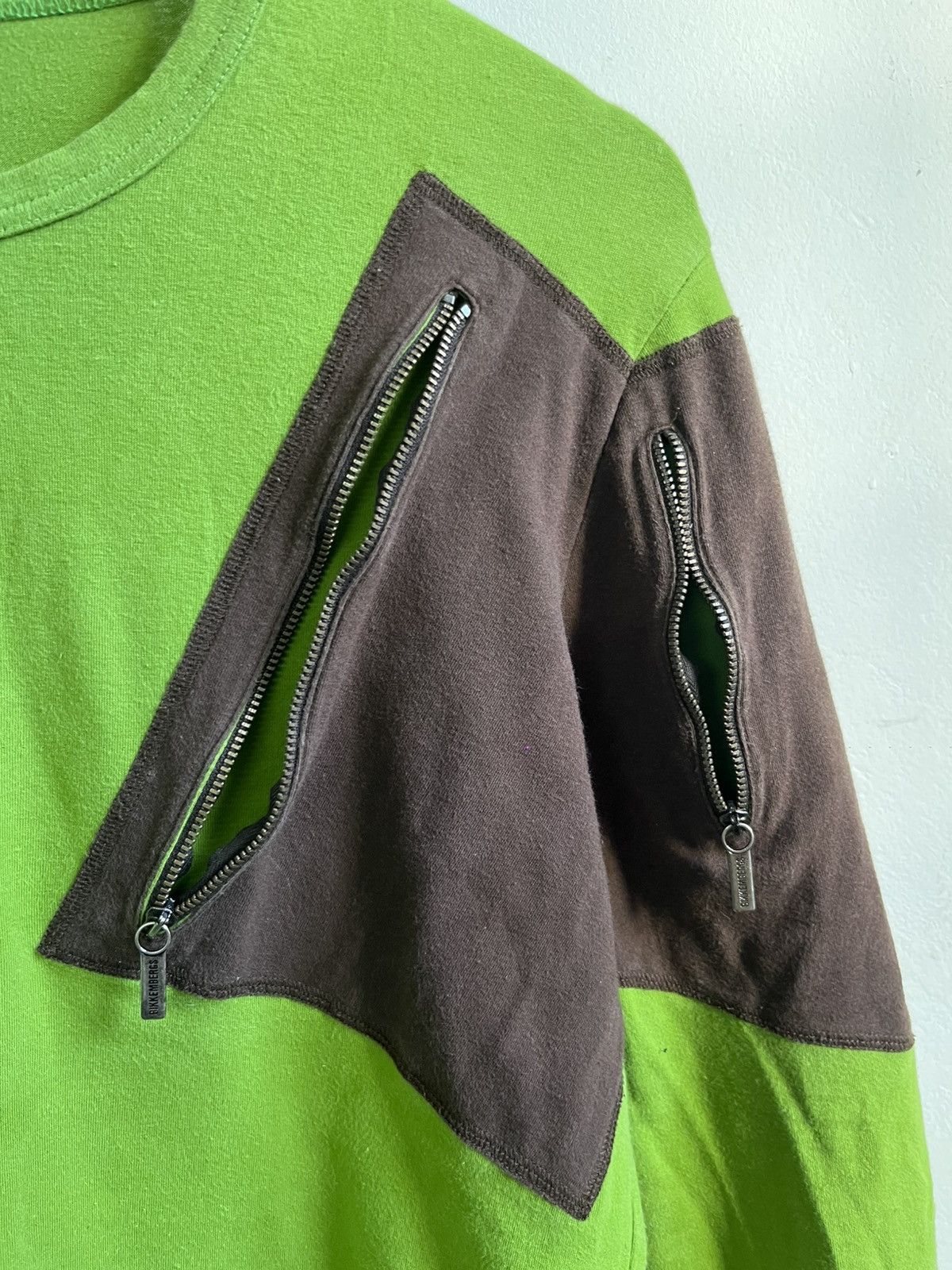 Dirk Bikkembergs ARCHIVE❗️Vintage 90s Dirk Bikkembergs MultiZipper Shirt Size US M / EU 48-50 / 2 - 4 Thumbnail
