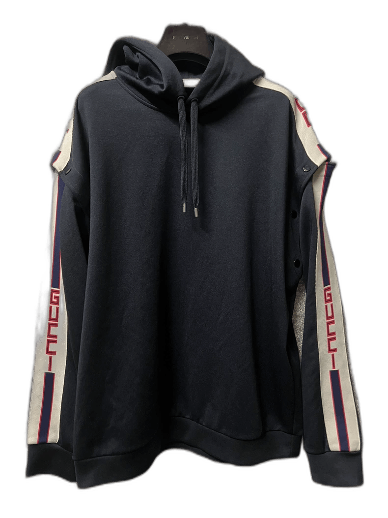 Gucci Men's Detachable Sleeve Hoodie