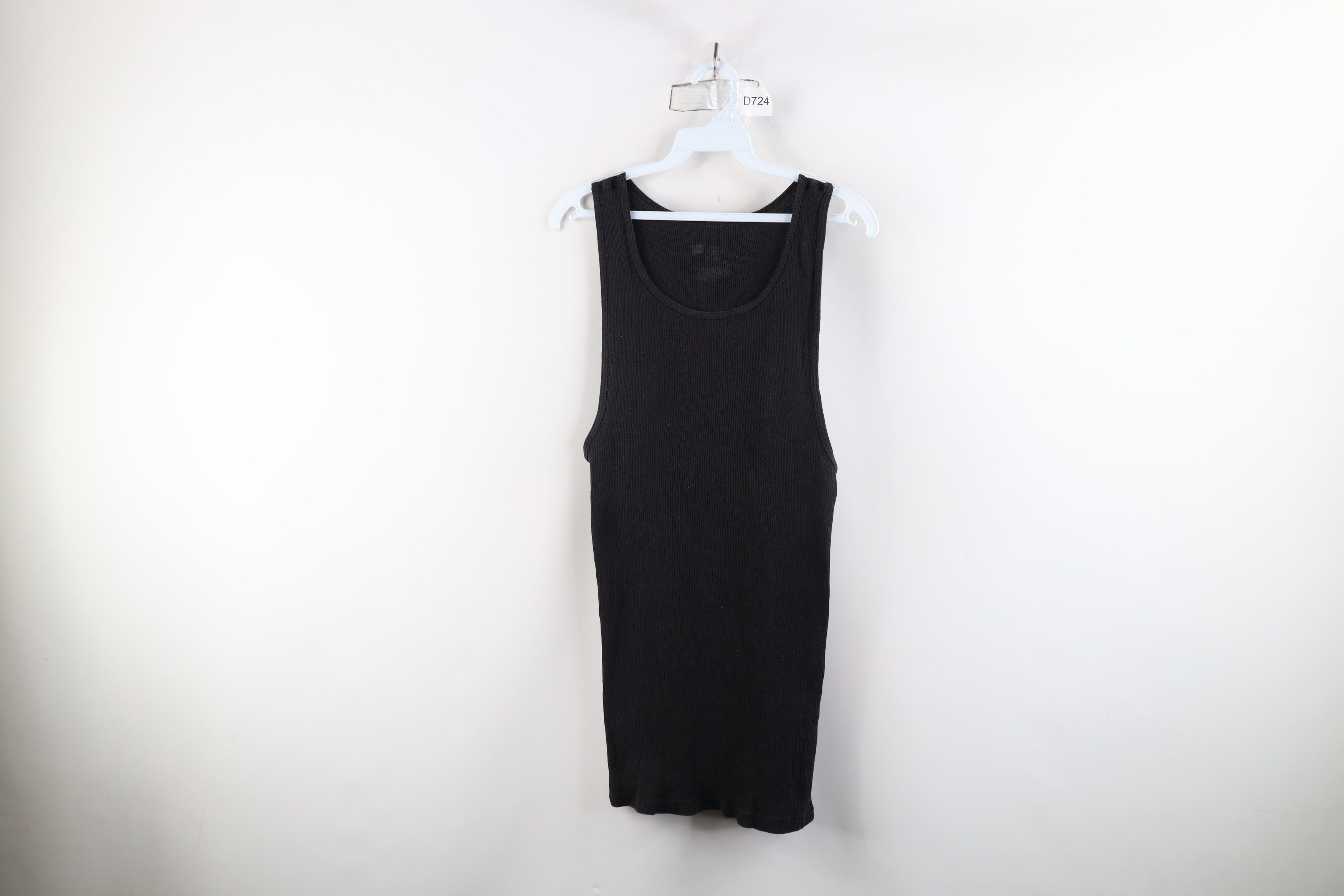 Vintage Vintage Y2K Streetwear Knit Wife Beater Tank Top T-Shirt Size US M / EU 48-50 / 2 - 1 Thumbnail