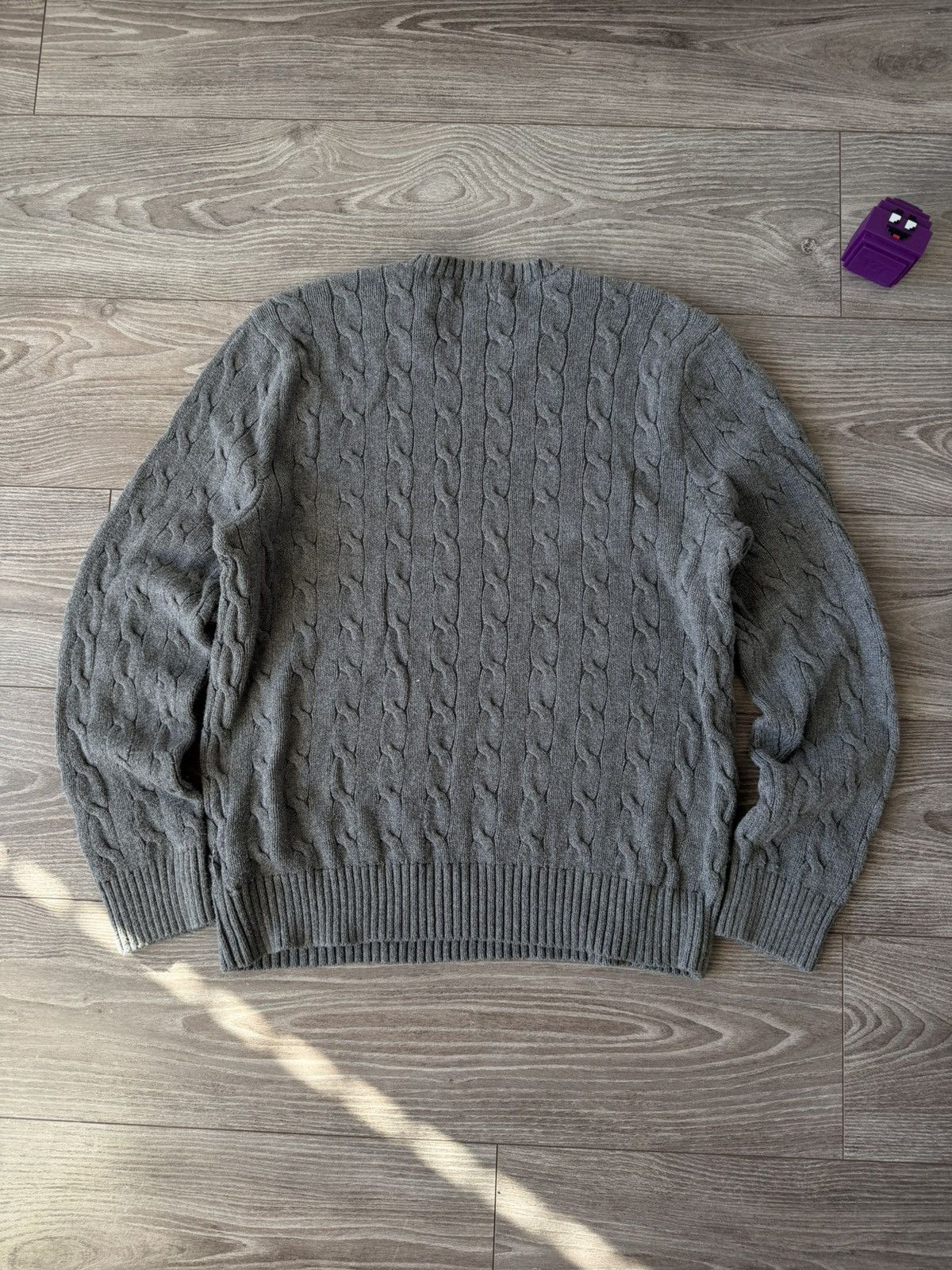 Polo Ralph Lauren Polo Ralph Lauren Grey Luxury Casual Knitted Sweater Size US L / EU 52-54 / 3 - 16 Thumbnail