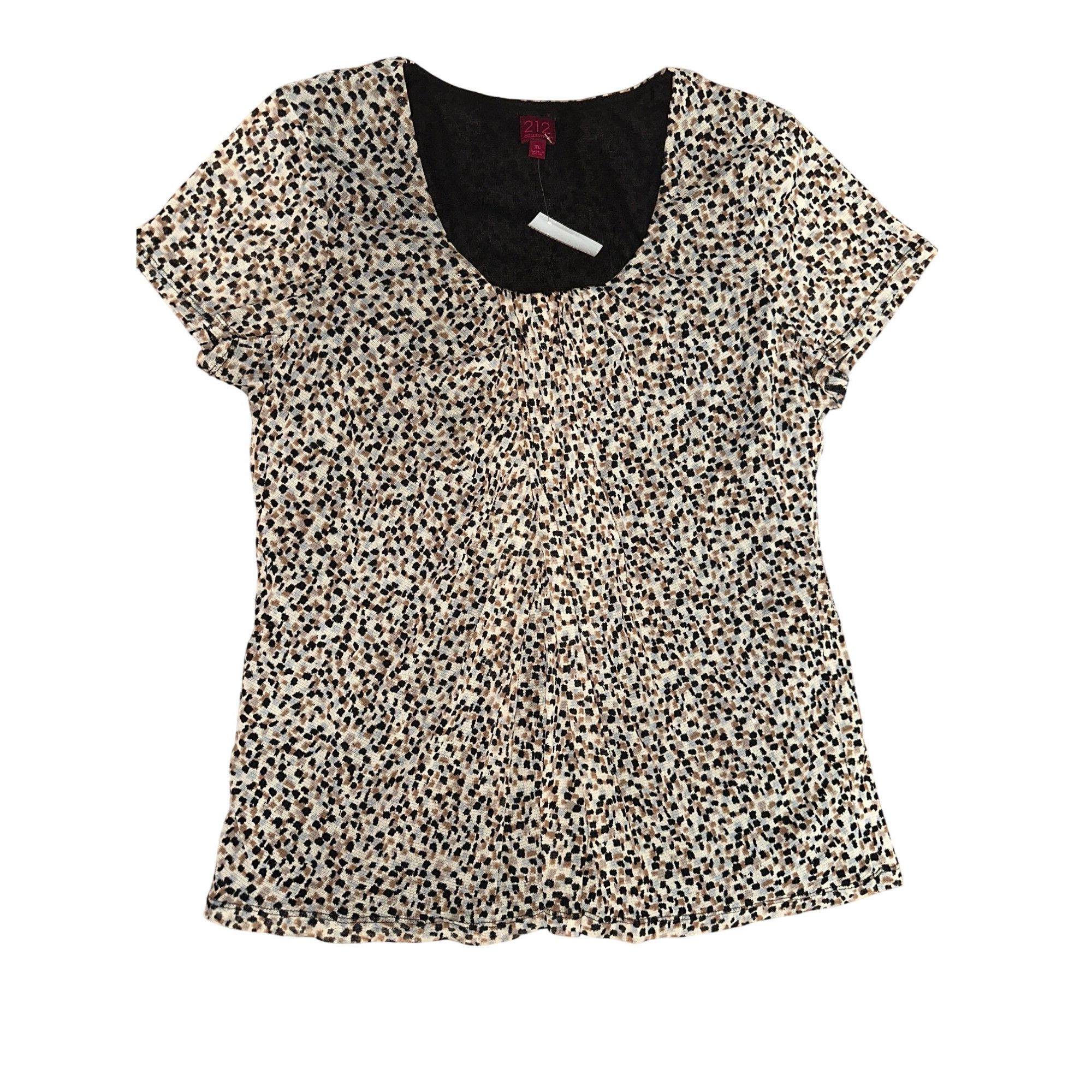 Other 212 Collection Pixel Print Ruched Front Tunic Blouse Short S Size XL / US 12-14 / IT 48-50 - 8 Thumbnail