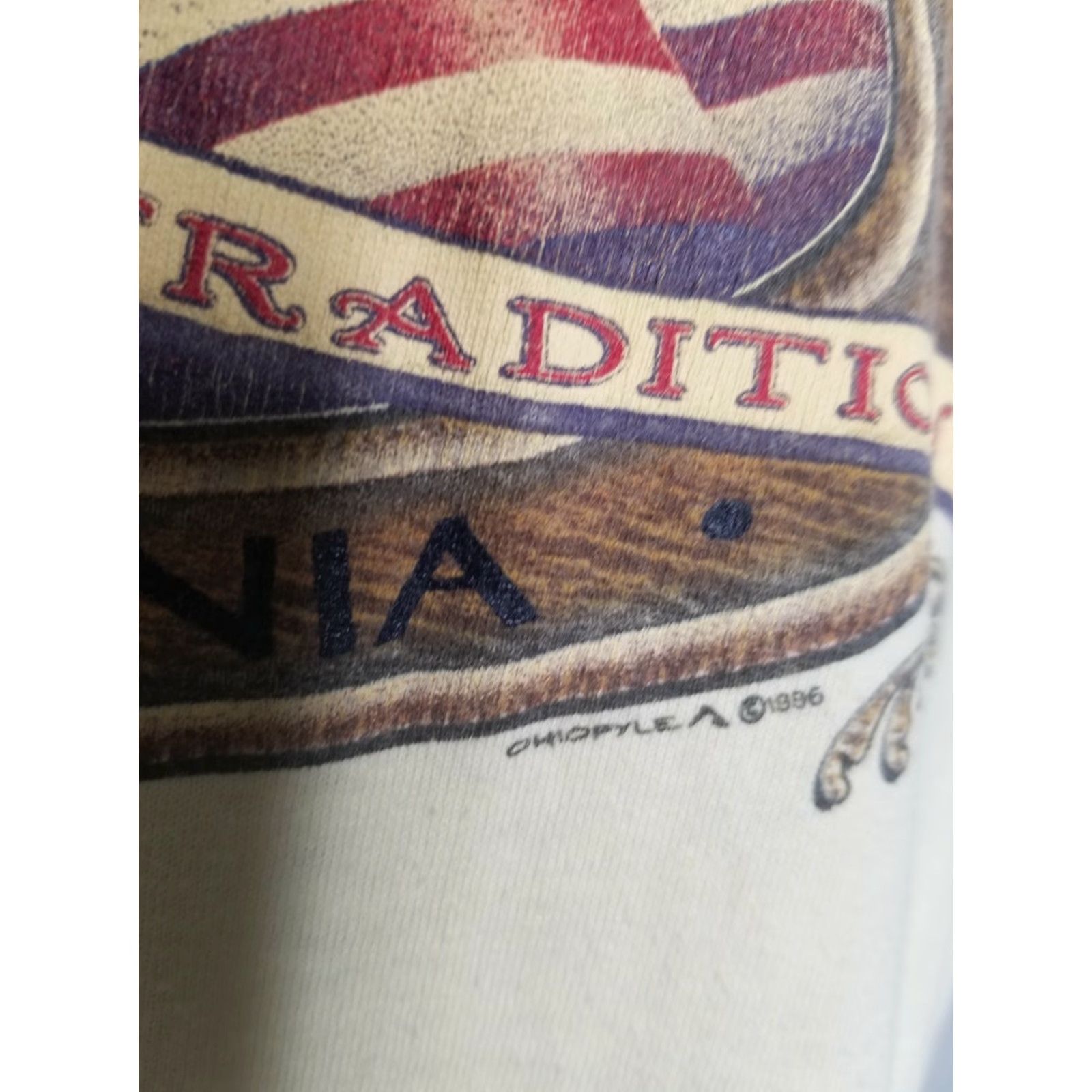 Hanes VINTAGE Hanes Monongahela PA T-Shirt Graphic Tee Crew Neck Short Sleeve Mens L Yellow USA Made 1990s Flag Theme Size US L / EU 52-54 / 3 - 4 Thumbnail
