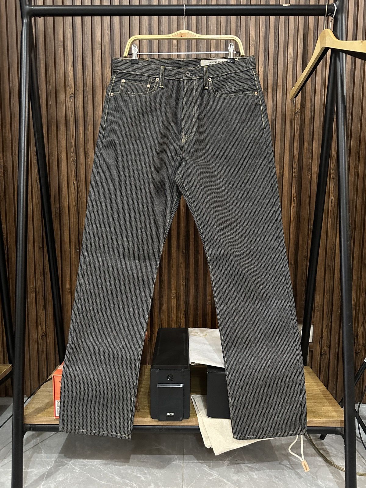 Kapital Kountry Kapital Century 5P Monkey cisco denim "Charcoal" size 36 Size US 36 / EU 52 - 1 Thumbnail