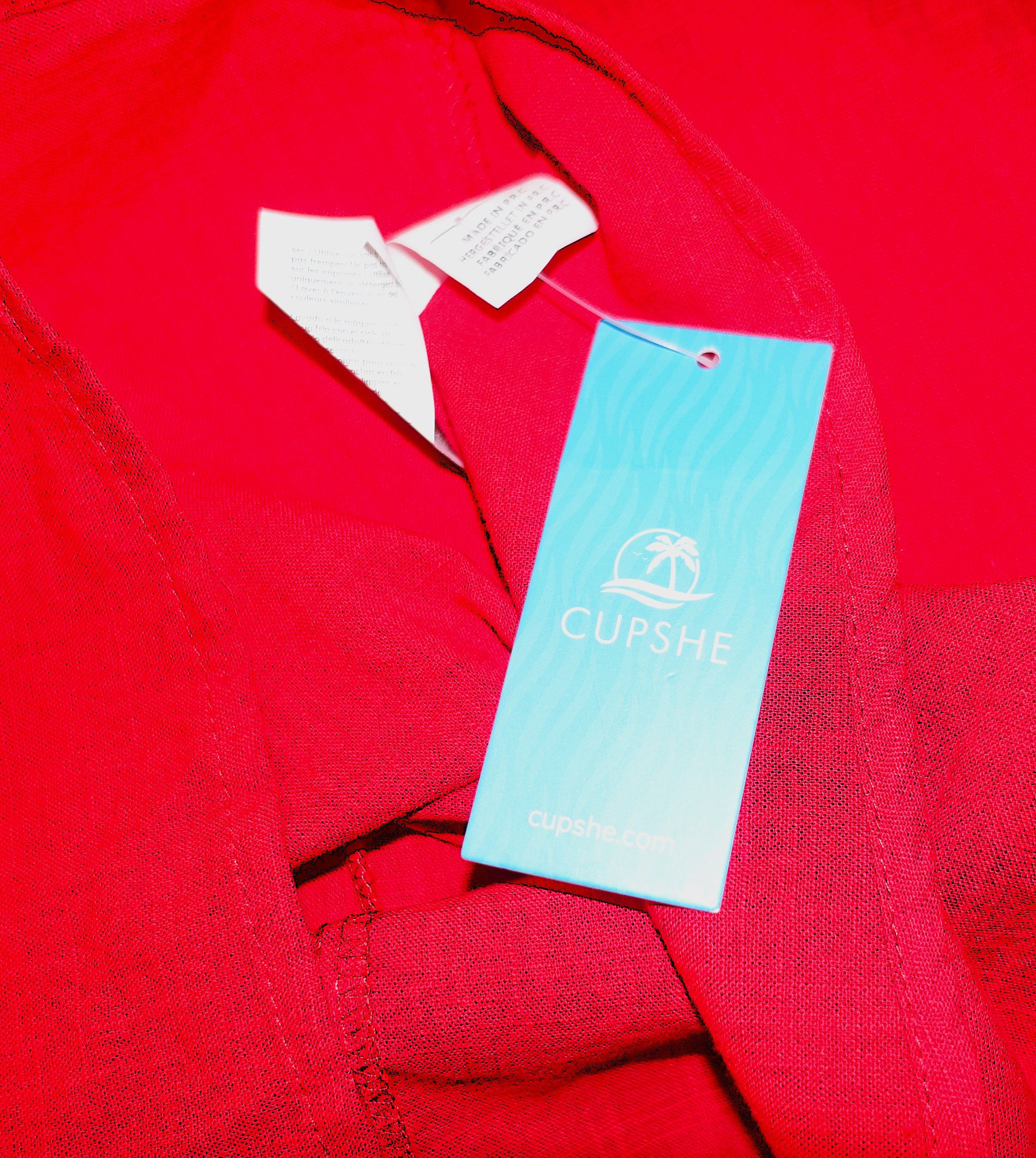 Other Cupshe Red Mini Dress XS NWT Size XS / US 0-2 / IT 36-38 - 7 Thumbnail