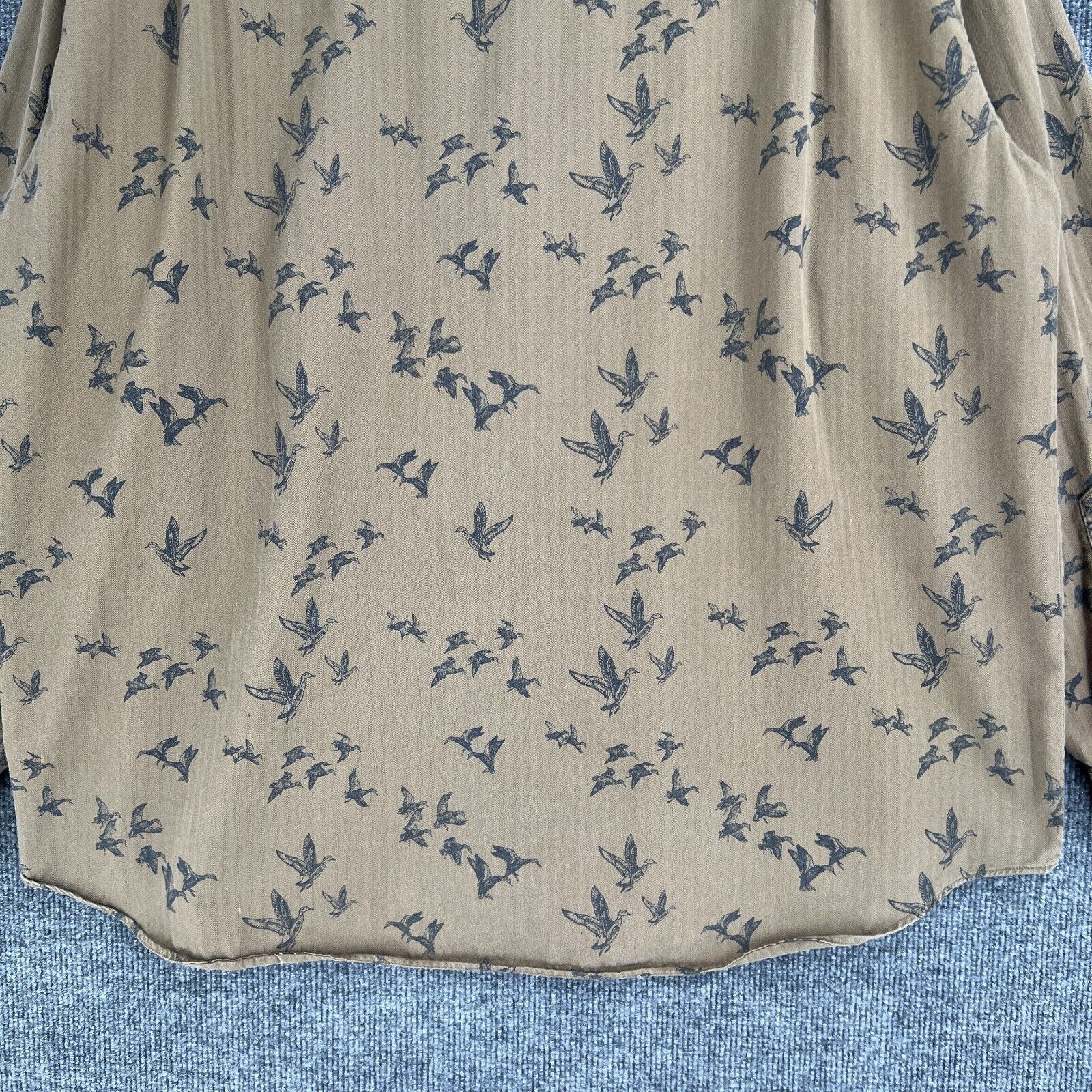Columbia Vintage Columbia Shirt Brown All Over Duck Print XL Size US XL / EU 56 / 4 - 7 Thumbnail