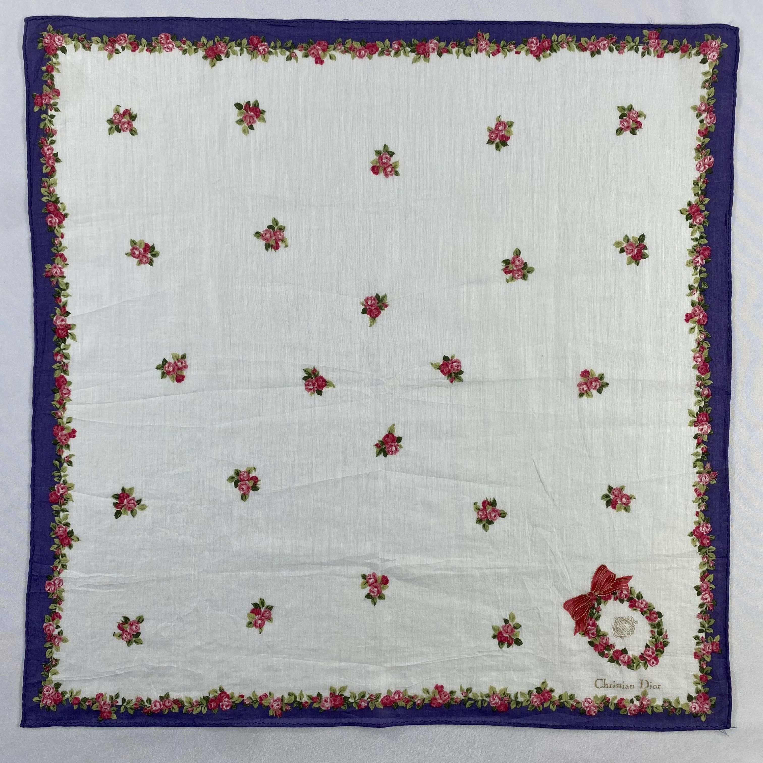 Vintage Christian Dior Monsieur Handkerchief / Neckerchief-P1893 Size ONE SIZE - 1 Thumbnail