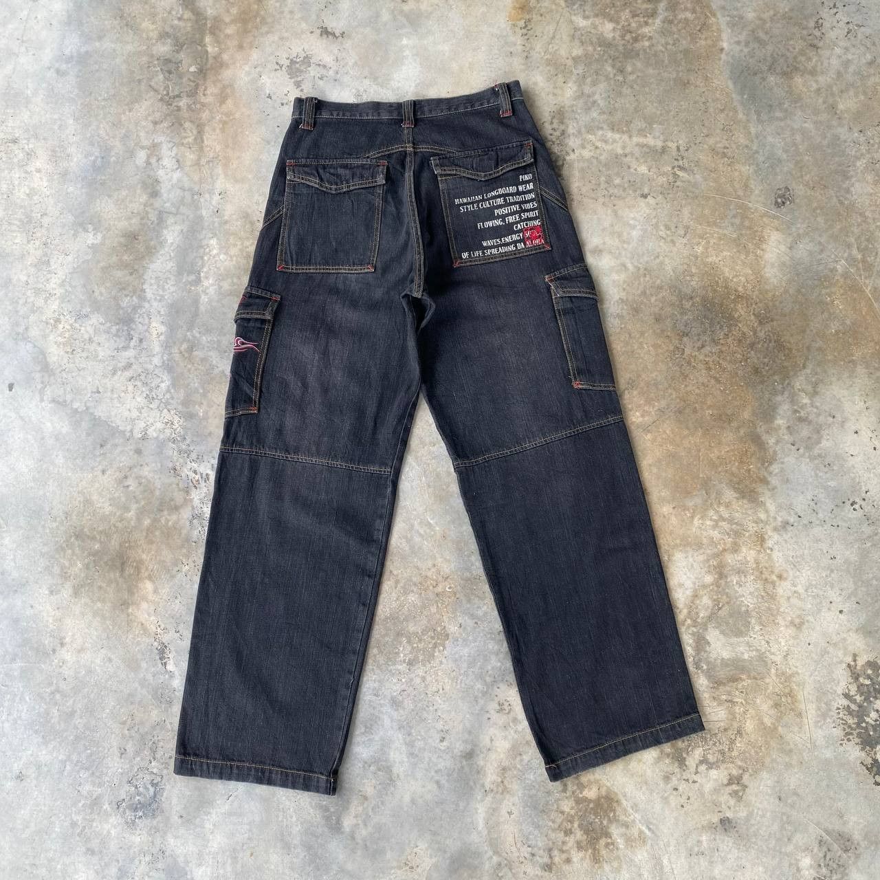 Japanese Brand BINDING OFFER🔥BAGGY Y2K PIKO LOOSE W29X30.5" JNCO STYLE Size US 29 - 11 Thumbnail