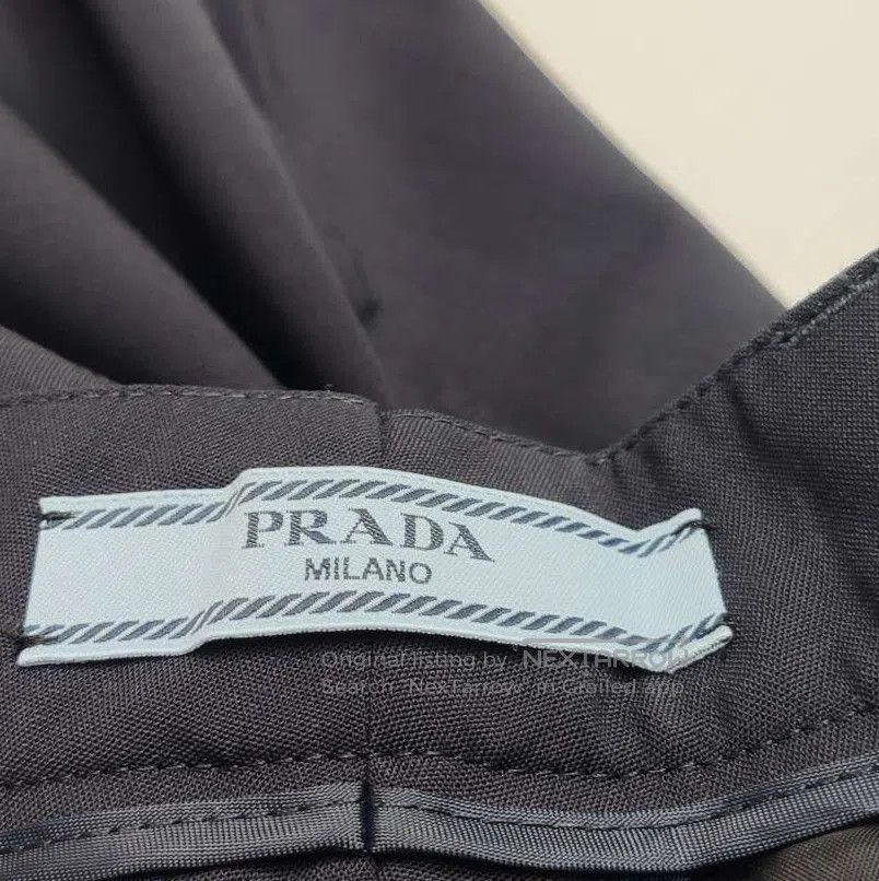 Prada Prada Black Wool Wide. Size 39" - 4 Thumbnail