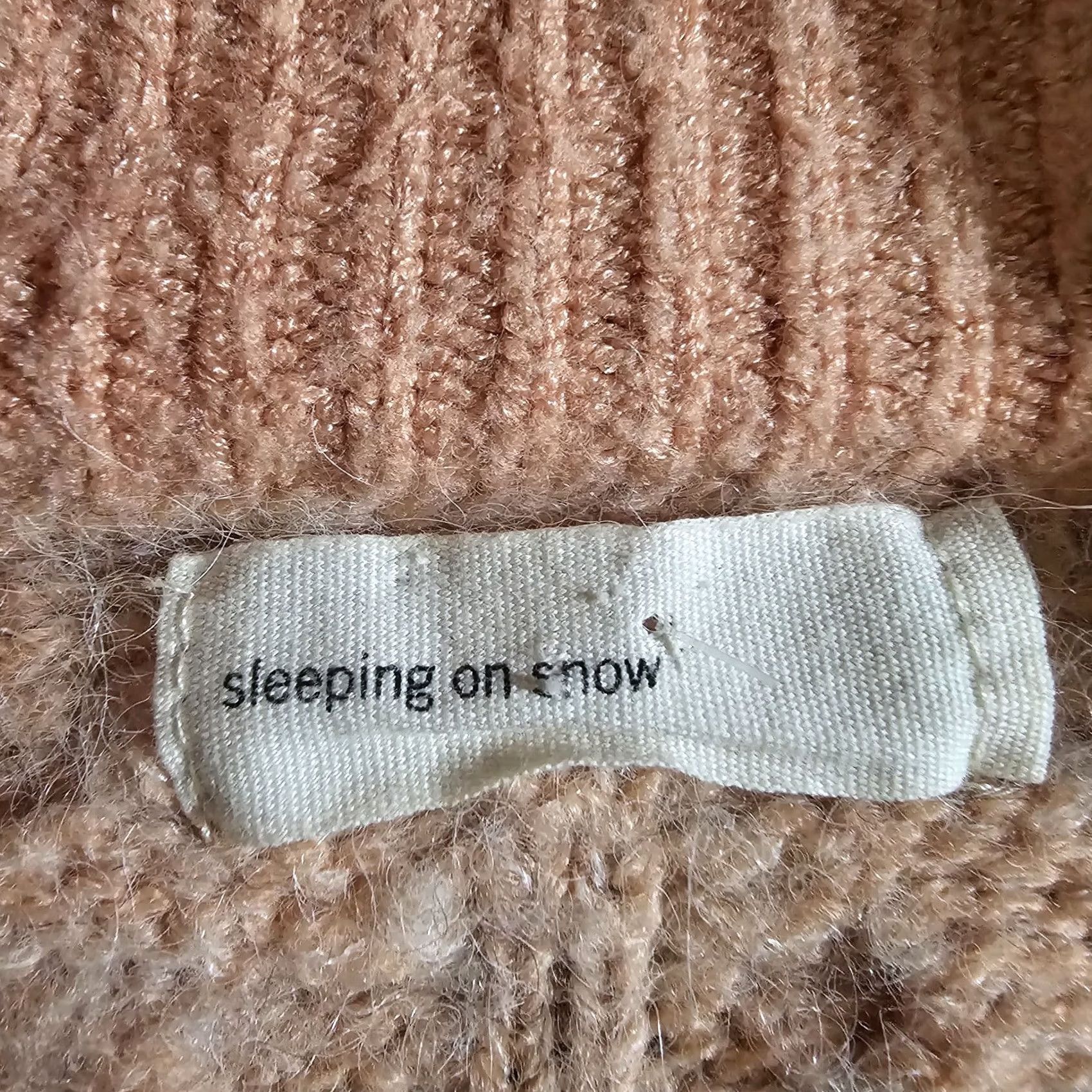 Pinko Sleeping On Snow Sweater Womens Medium Pink Alpaca Wool Off Shoulder Casual Size M / US 6-8 / IT 42-44 - 3 Thumbnail