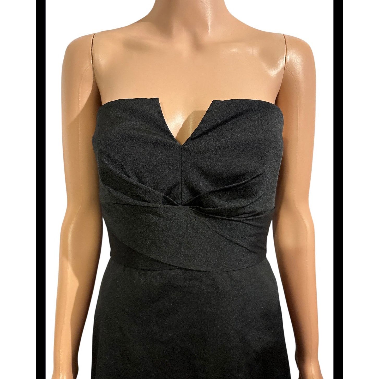White House Black Market White House Black Market Black Strapless Size 0 Size XS / US 0-2 / IT 36-38 - 2 Thumbnail