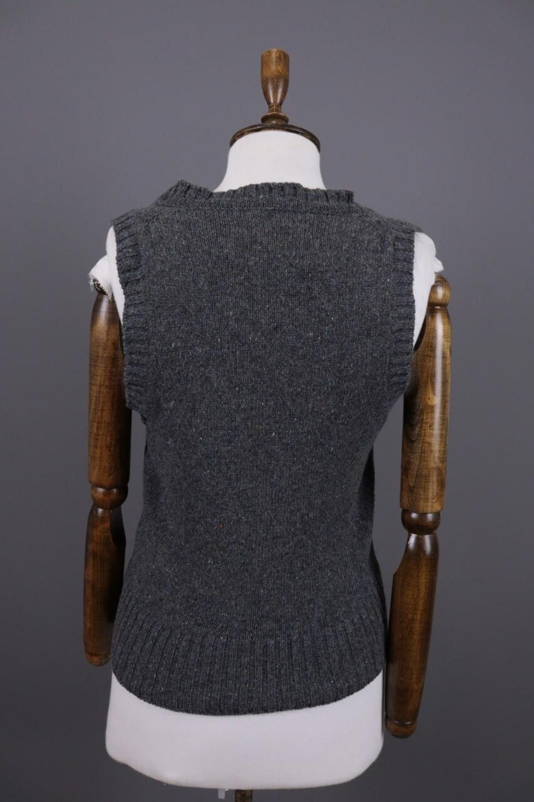 Margaret Howell Margaret Howell MHL Japan Gray Knitted Wool Vest Size 2 / S Size XS / US 0-2 / IT 36-38 - 9 Thumbnail