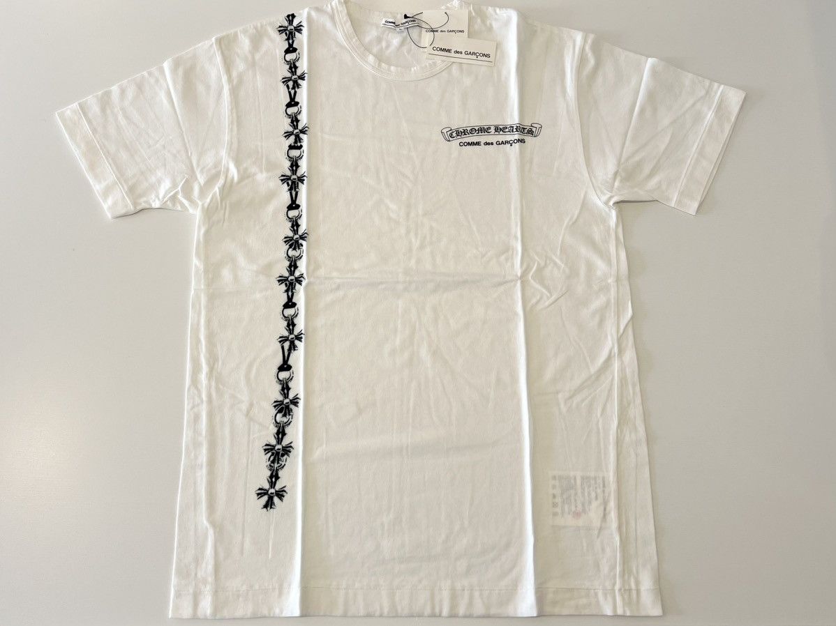 Comme des Garcons Short Sleeve White CDG 1986 ete logo print T