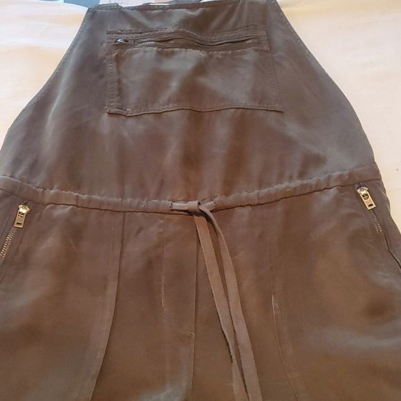 Vintage Aritzia Wilfred Free Army Green Cinched w Zippered Front Poc Size 30" / US 8 / IT 44 - 8 Thumbnail