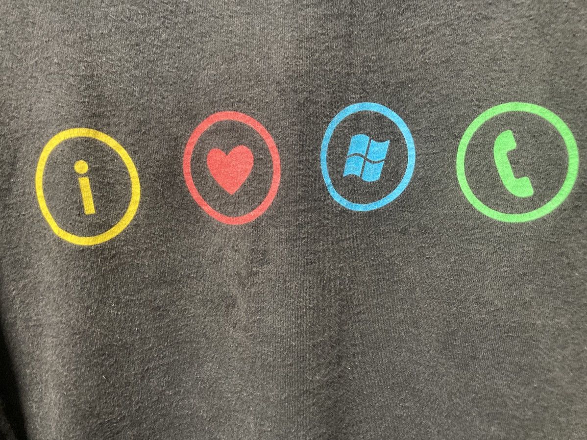 Vintage Vintage T Shirt Windows Phone Y2k Size US L / EU 52-54 / 3 - 4 Thumbnail