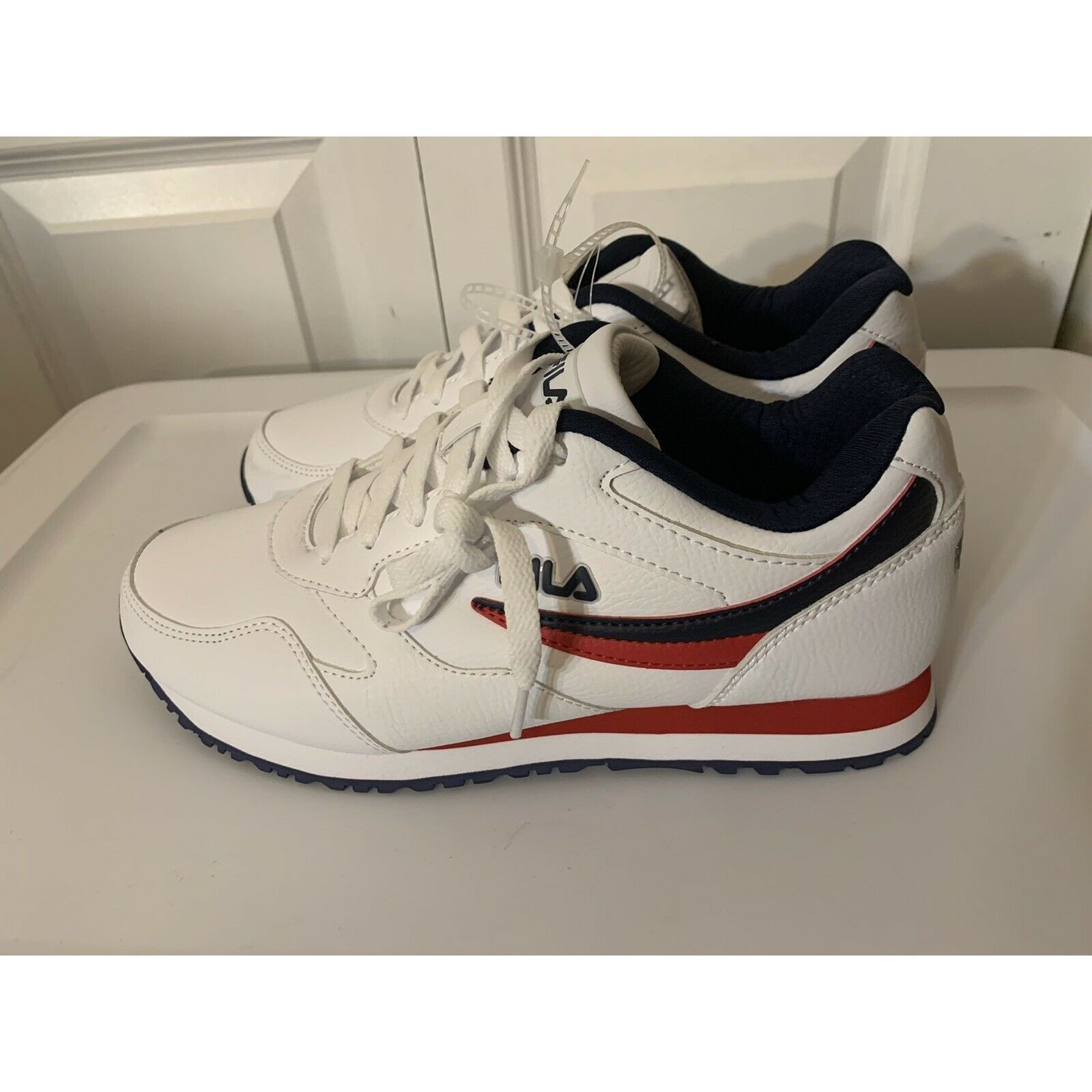Fila Fila Men's Sz 8 A-Low White Red White Blue Sneakers Shoes Size US 8 / EU 41 - 5 Thumbnail
