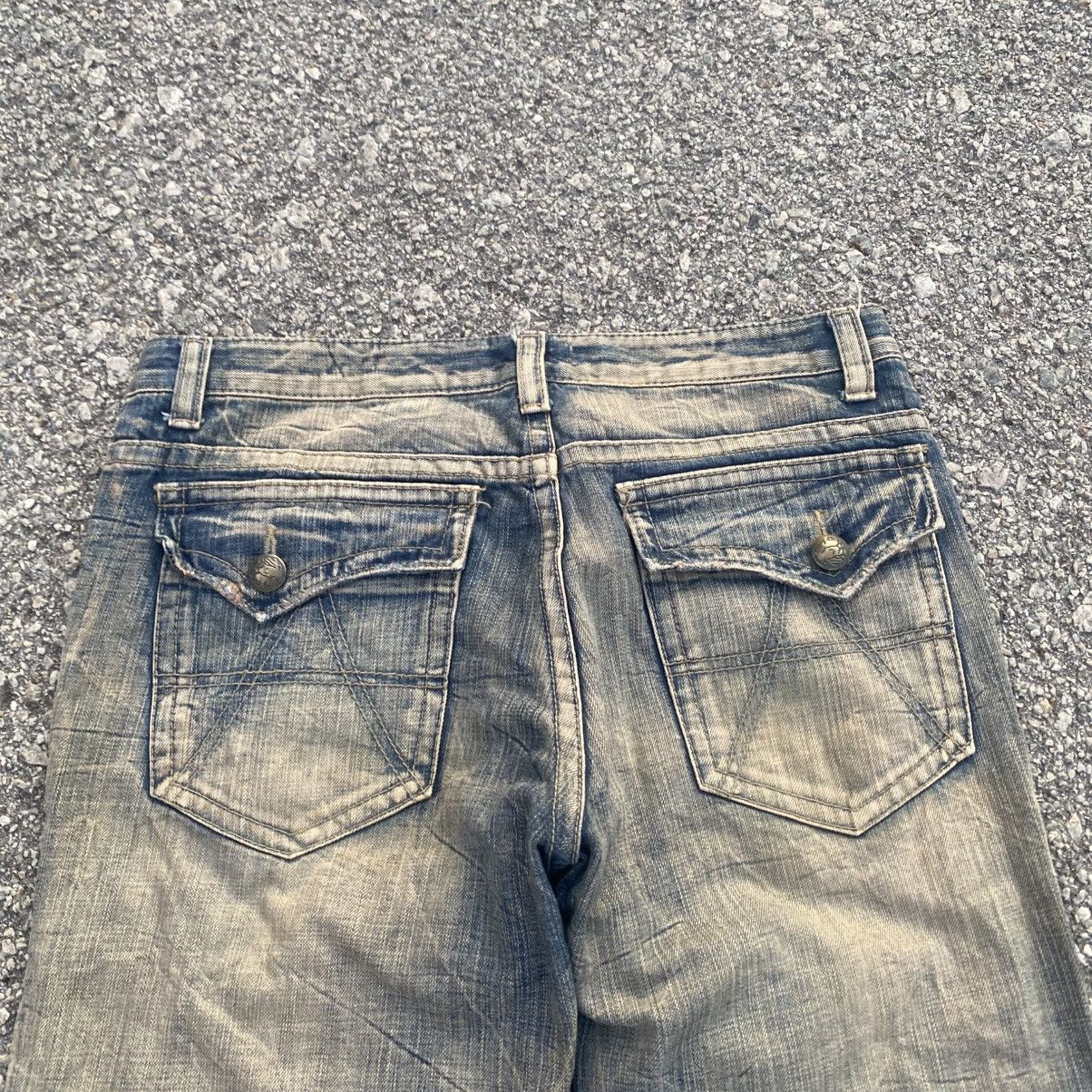 Indian Motorcycle INDIAN Rusty Claw Mark Grunge Jeans Size US 32 / EU 48 - 2 Thumbnail