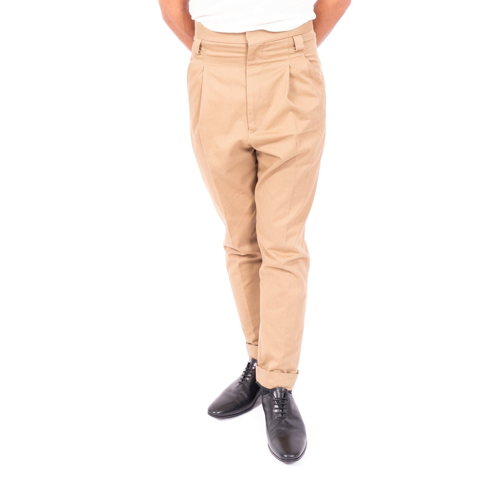 Haider Ackermann FW18 Drop Crotch Trousers in Camel Cotton Size US 28 / EU 44 - 1 Thumbnail