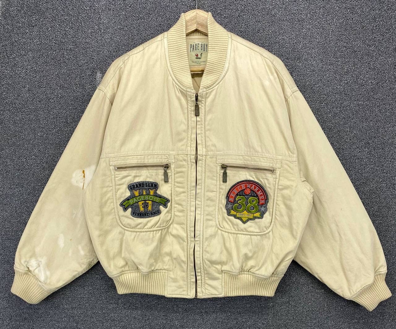 Japanese Brand Vintage Page Boy Patchwork Kapital Inspired Bomber Jacket Size M / US 6-8 / IT 42-44 - 1 Thumbnail