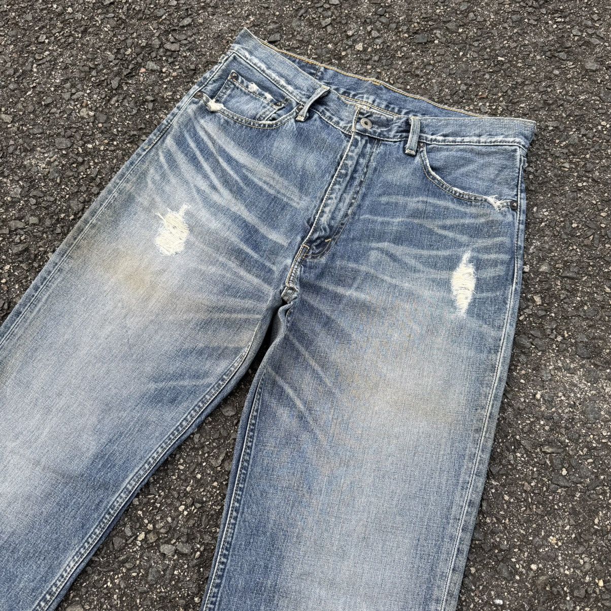 Levi's Vintage Clothing W34 VINTAGE LEVI'S 502 RUSTY FADED RIPPEP DENIM JEAN PANTS Size US 34 / EU 50 - 6 Thumbnail