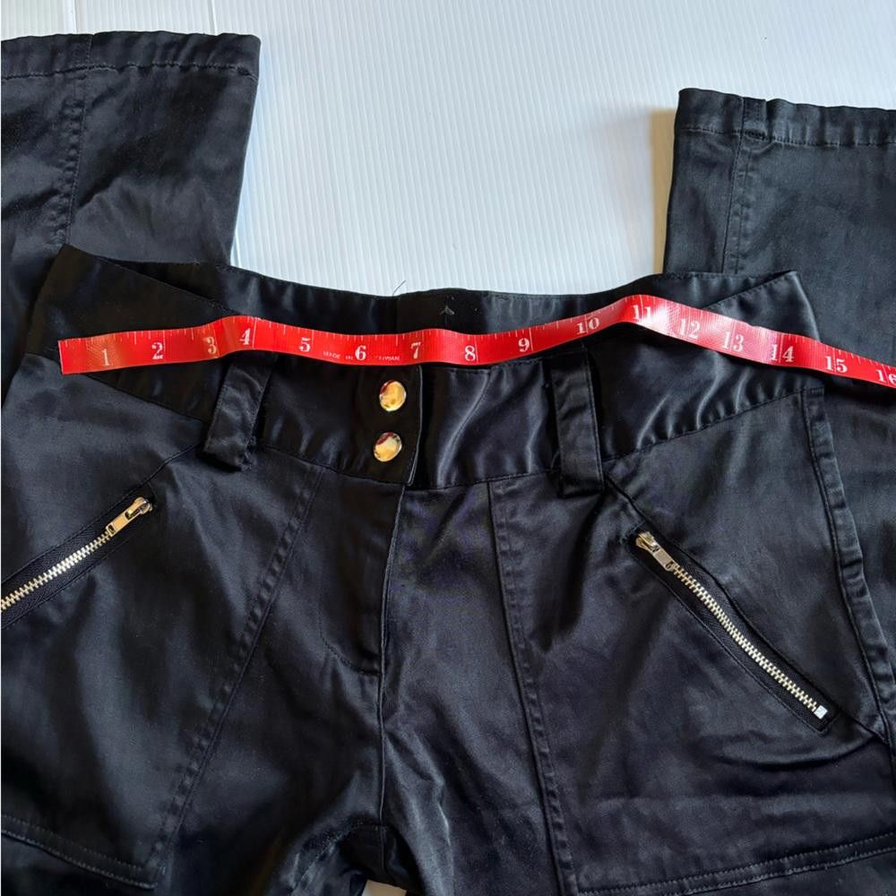 Garbage TV Vintage Y2K Garage Cargo Low Rise Silky Pants Size 30" / US 8 / IT 44 - 3 Thumbnail