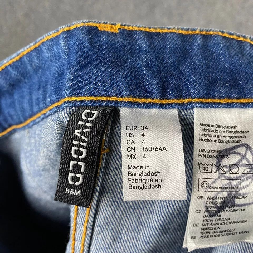 H&M H&M Divided Skirt Women's Size 4 Button Fly Denim Size 27" / US 4 / IT 40 - 6 Thumbnail