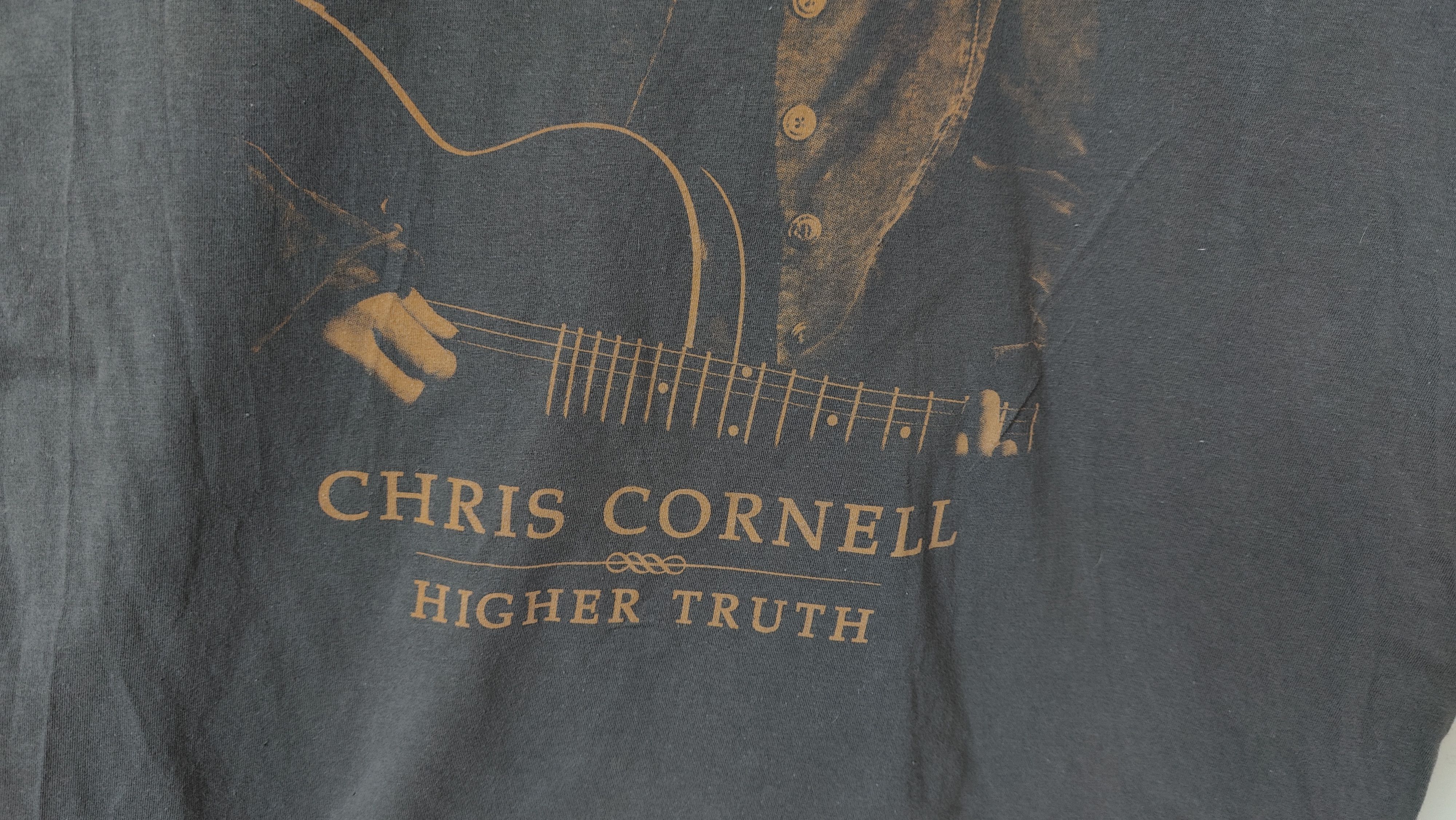 Band Tees × Vintage Chris Cornell Higher Truth 2016 Official Last Tour Tshirt Size US L / EU 52-54 / 3 - 2 Thumbnail