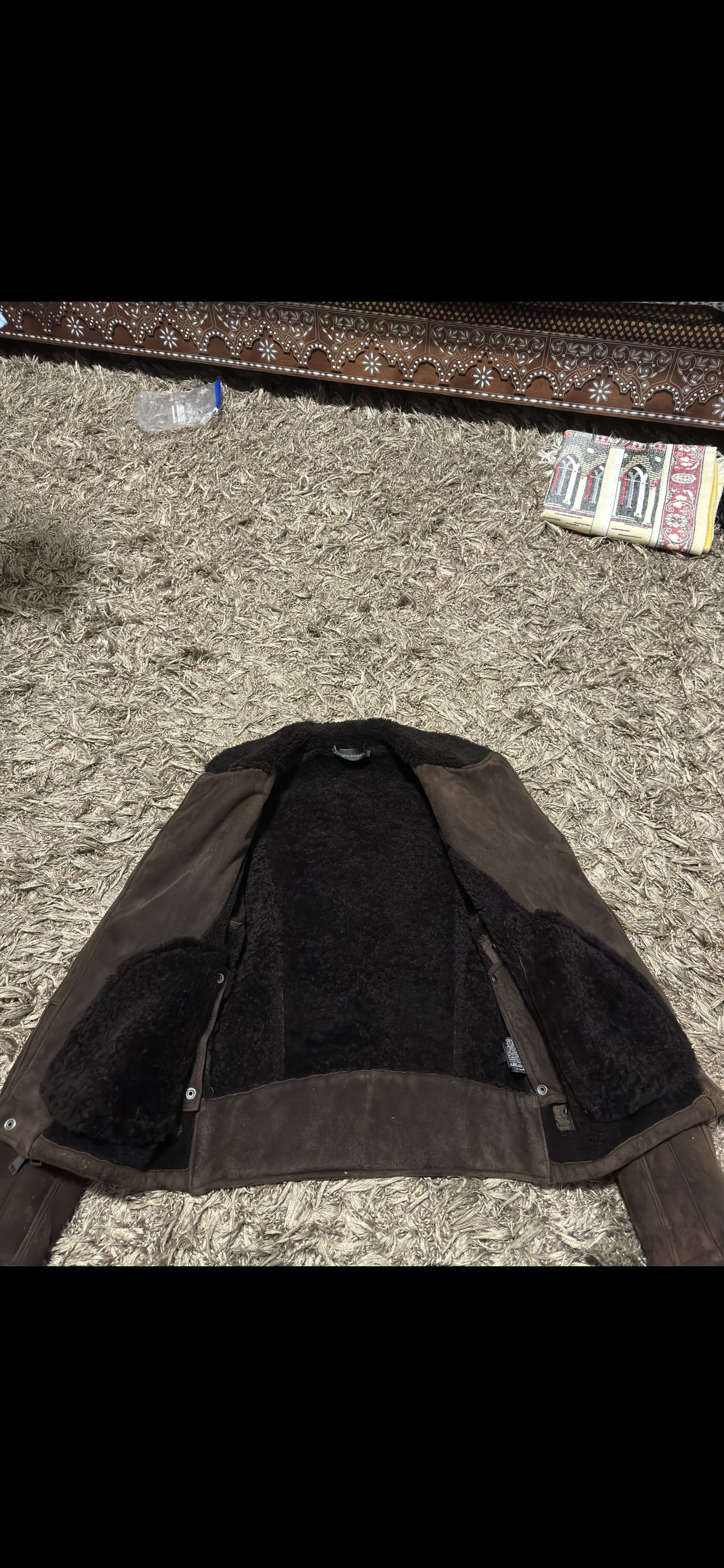 Ralph Lauren Black Label Biker Lamb suede and Shearling Leather Jacket Size US S / EU 44-46 / 1 - 6 Thumbnail