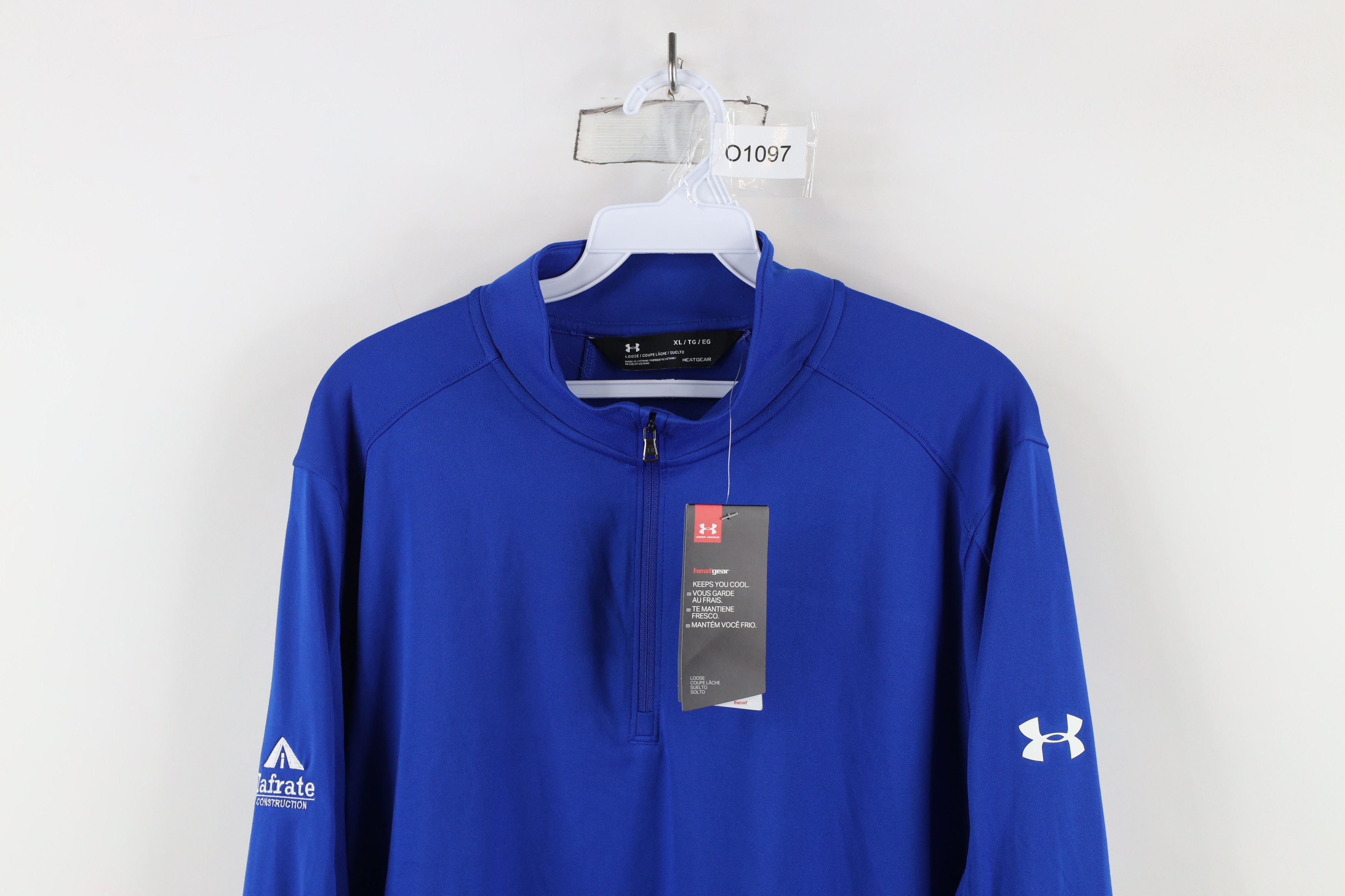 Under Armour × Vintage New Under Armour Long Sleeve Half Zip Pullover Top Jacket Size US XL / EU 56 / 4 - 2 Thumbnail