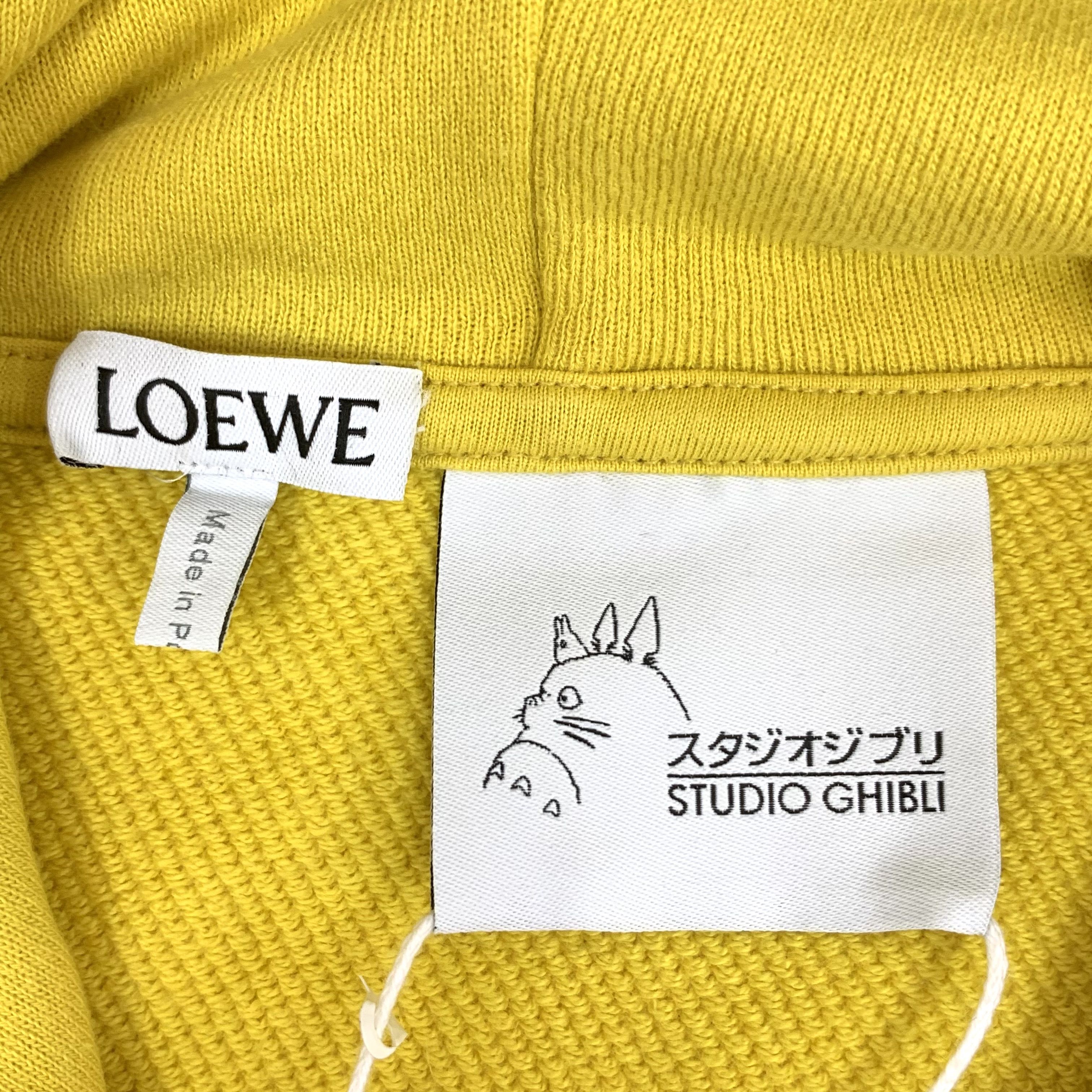 Loewe Loewe x Totoro Logo Hoodie Yellow (XS) Size XS / US 0-2 / IT 36-38 - 5 Thumbnail
