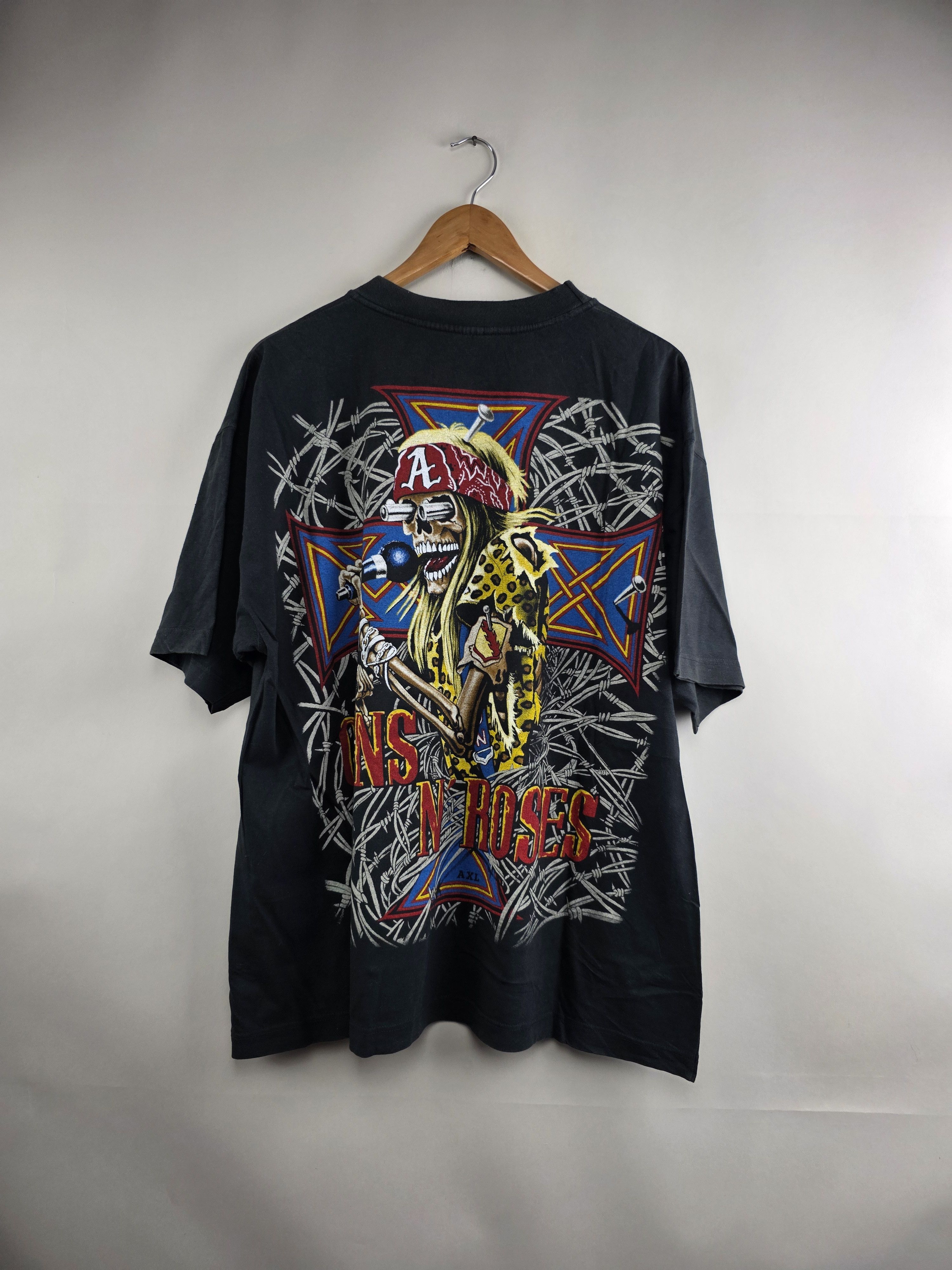 Vintage 90s Guns N Roses Axl N Sex Vintage T shirt XL 24" 29" Size US XL / EU 56 / 4 - 5 Thumbnail