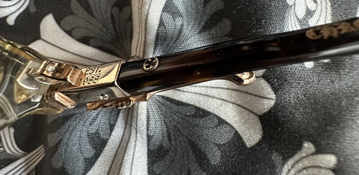 Chrome Hearts Chrome hearts ED-U-CUNTATION Pale Ale-Dark Tortoise Size ONE SIZE - 7 Thumbnail