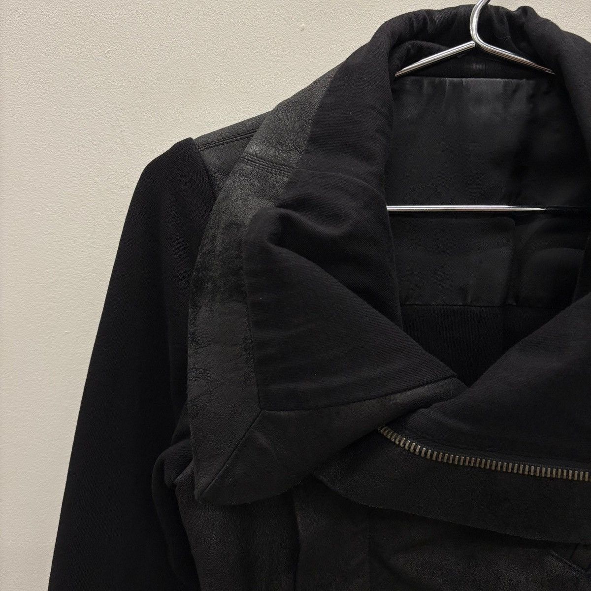 Rick Owens SS09 Rick Owens “STRUTTER” Asymmetrical Biker Jacket Size S / US 4 / IT 40 - 5 Thumbnail