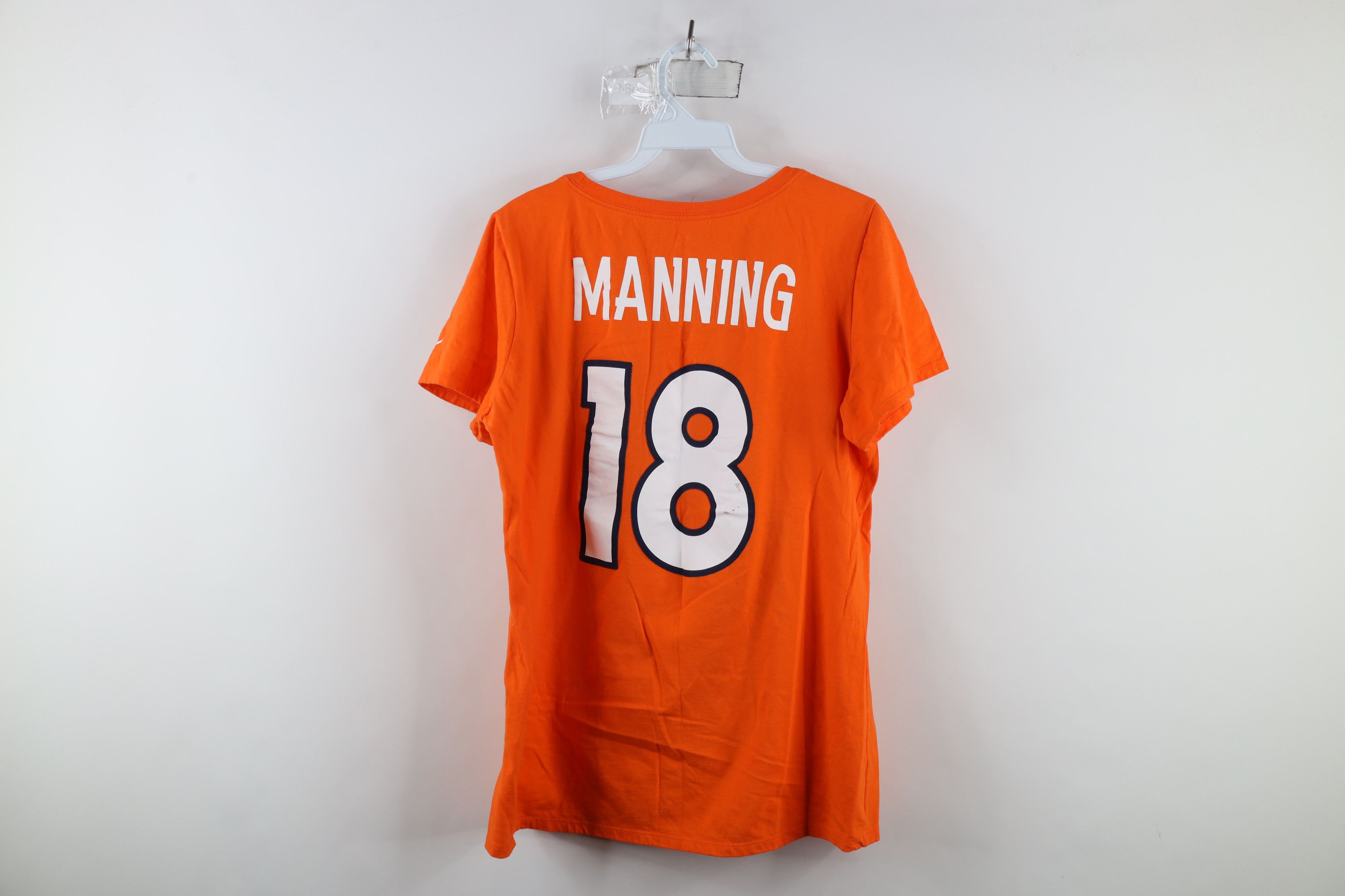 Nike × Vintage Nike Peyton Manning Denver Broncos Football Jersey T-Shirt Size L / US 10 / IT 46 - 10 Thumbnail