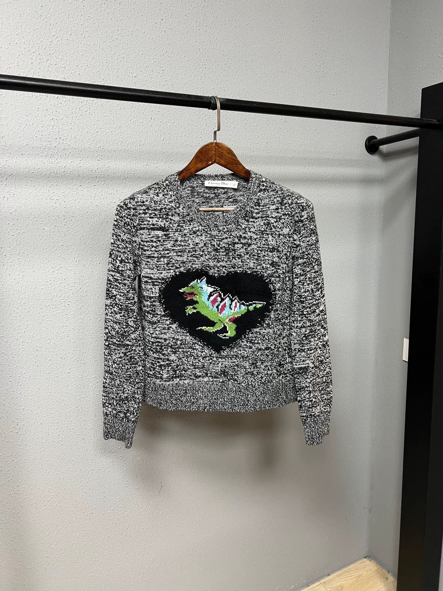 Dior Dior Cashmere Dinosaur Sweater Size S / US 4 / IT 40 - 1 Thumbnail