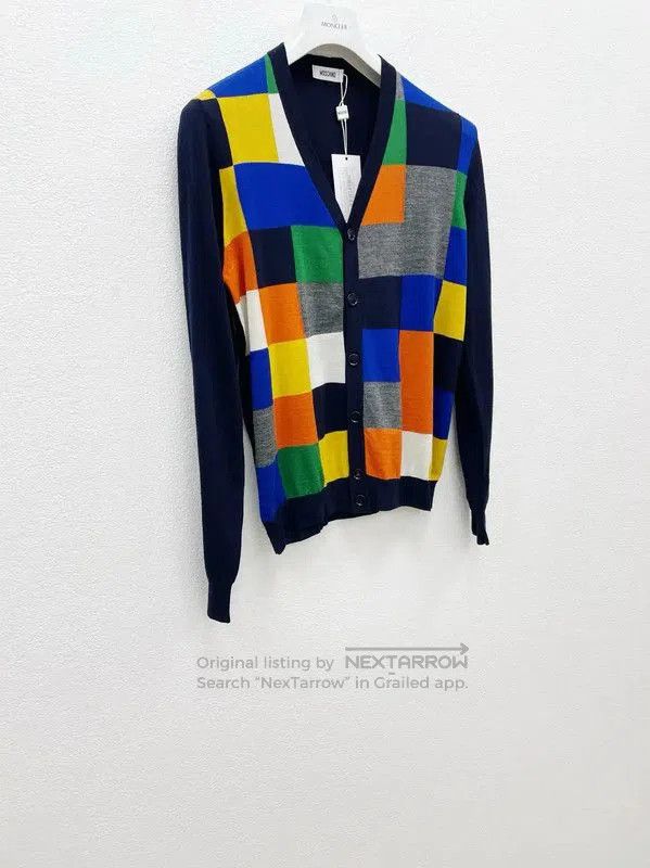 Moschino Moschino Colorful Patterned Cardigan for Men . Size US S / EU 44-46 / 1 - 3 Thumbnail