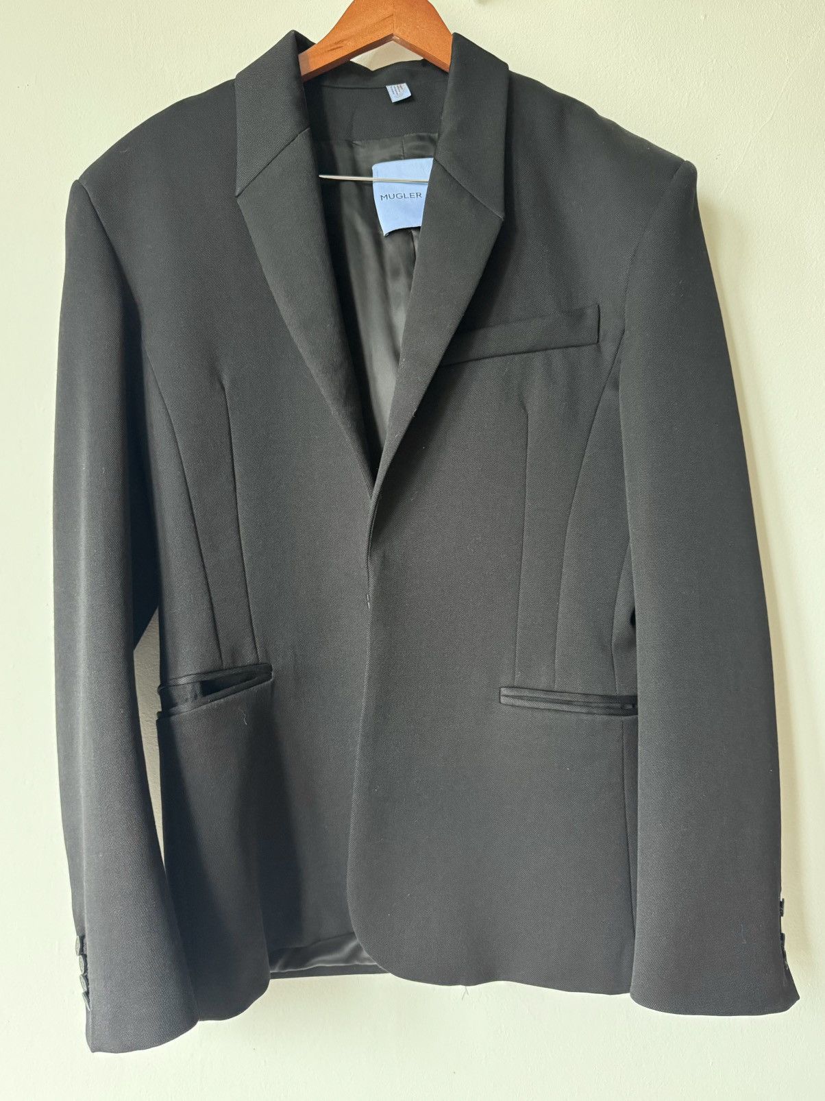 Mugler H&M x Mugler Structured Wool Blazer 42R EU52 Size 42R - 1 Thumbnail