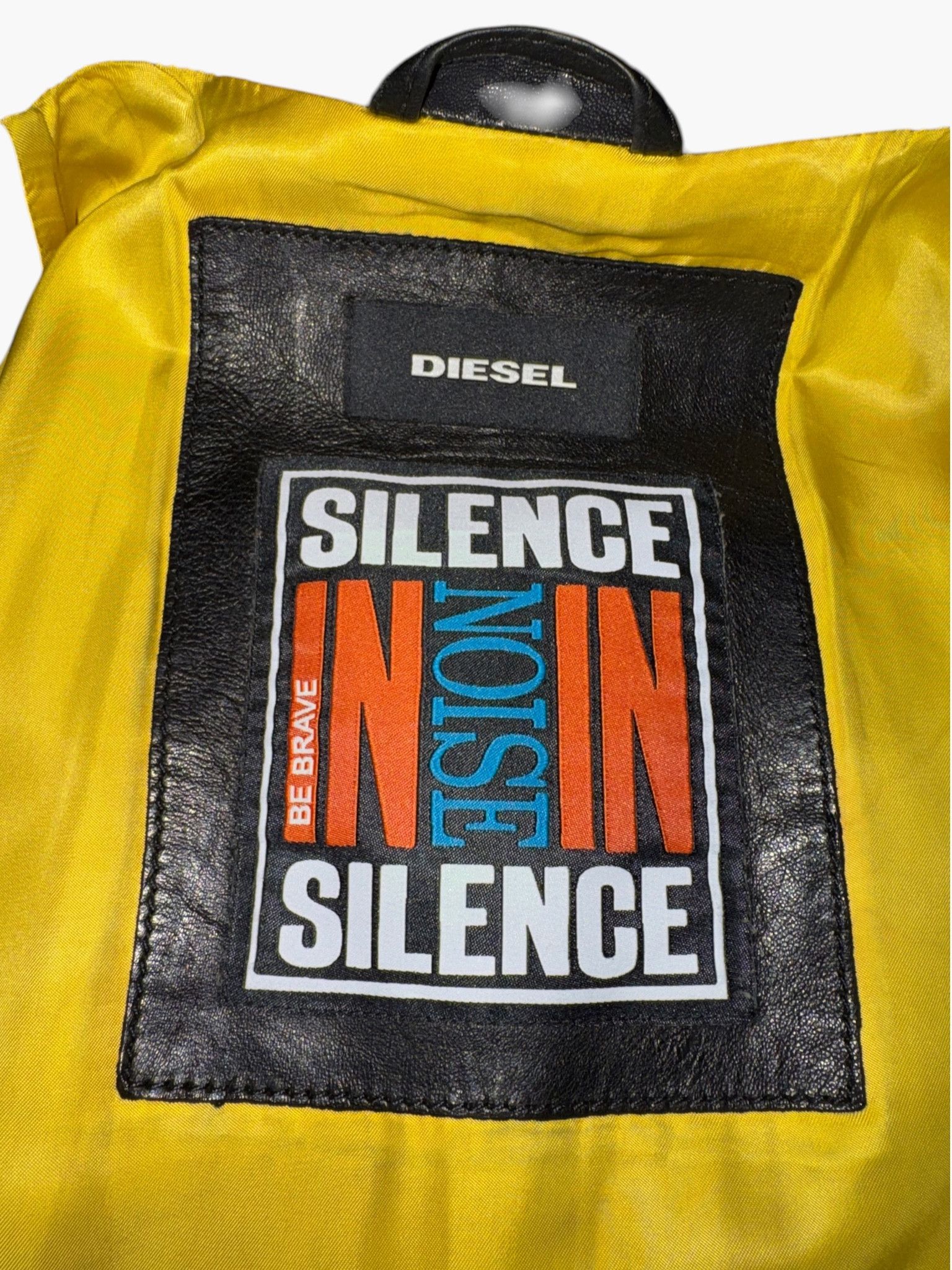 Diesel 🎸 Rockstar Diesel Leather Jacket - Rare Graphic Edition Size US M / EU 48-50 / 2 - 5 Thumbnail