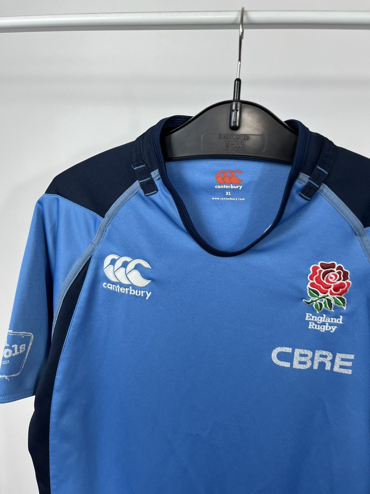 Canterbury of New Zealand Canterbury England Rugby Jersey Blue CBRE Training Shirt XL Size US XL / EU 56 / 4 - 4 Thumbnail