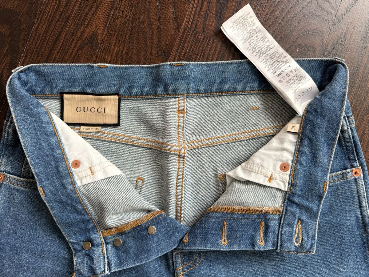 Gucci Gucci - Slim Fit Denim Jeans – Light Wash (Made in Italy) Size US 30 / EU 46 - 1 Thumbnail