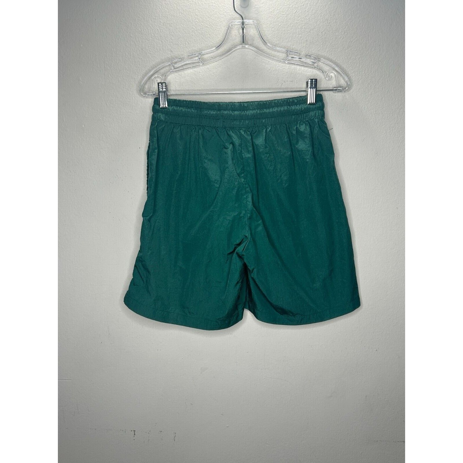 Guess Guess Green Stretch Waist Drawstring Nylon Jogging Shorts S Size 26" / US 2 / IT 38 - 6 Thumbnail